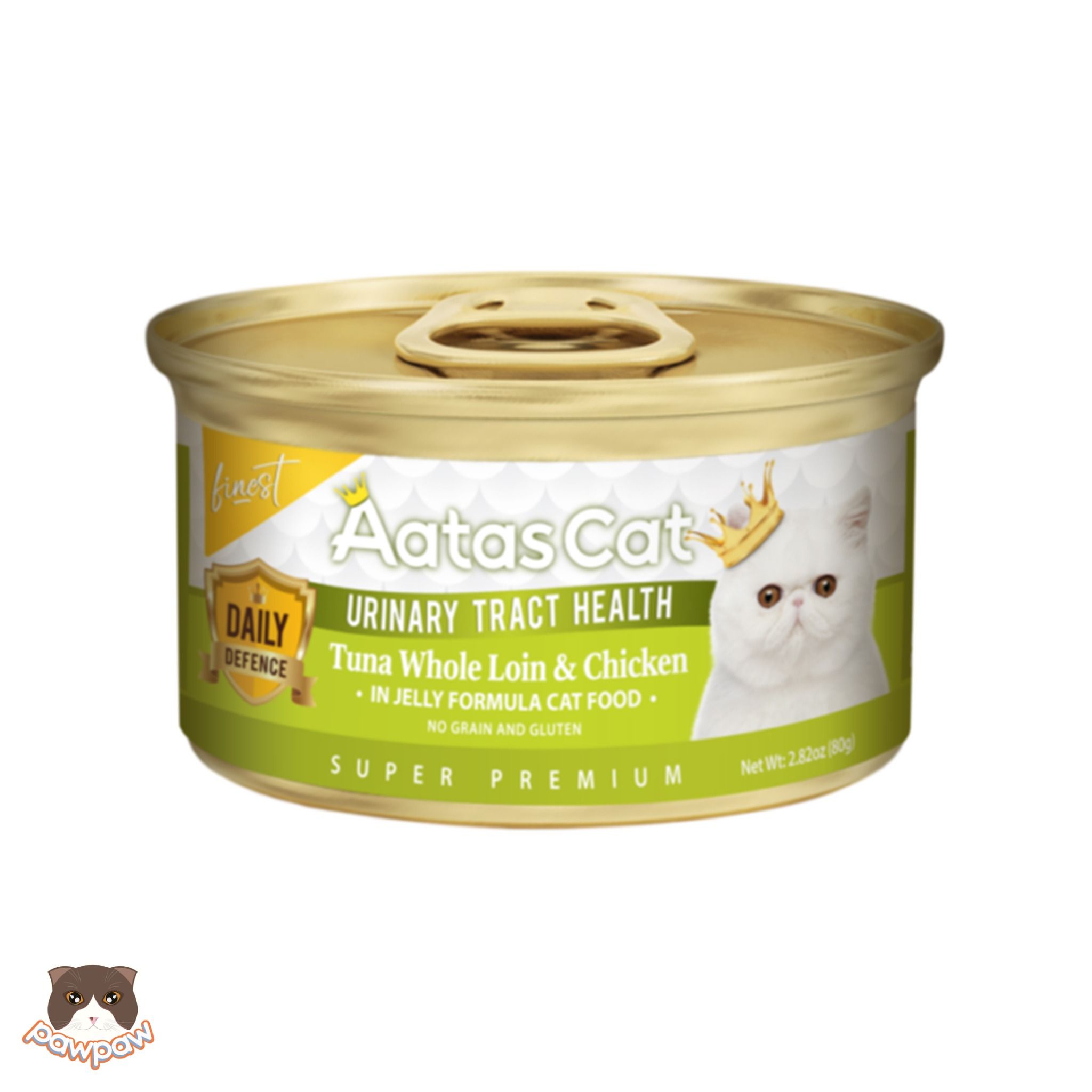  Pate Aatas Daily lon 80g vị cá ngừ & gà cho mèo 