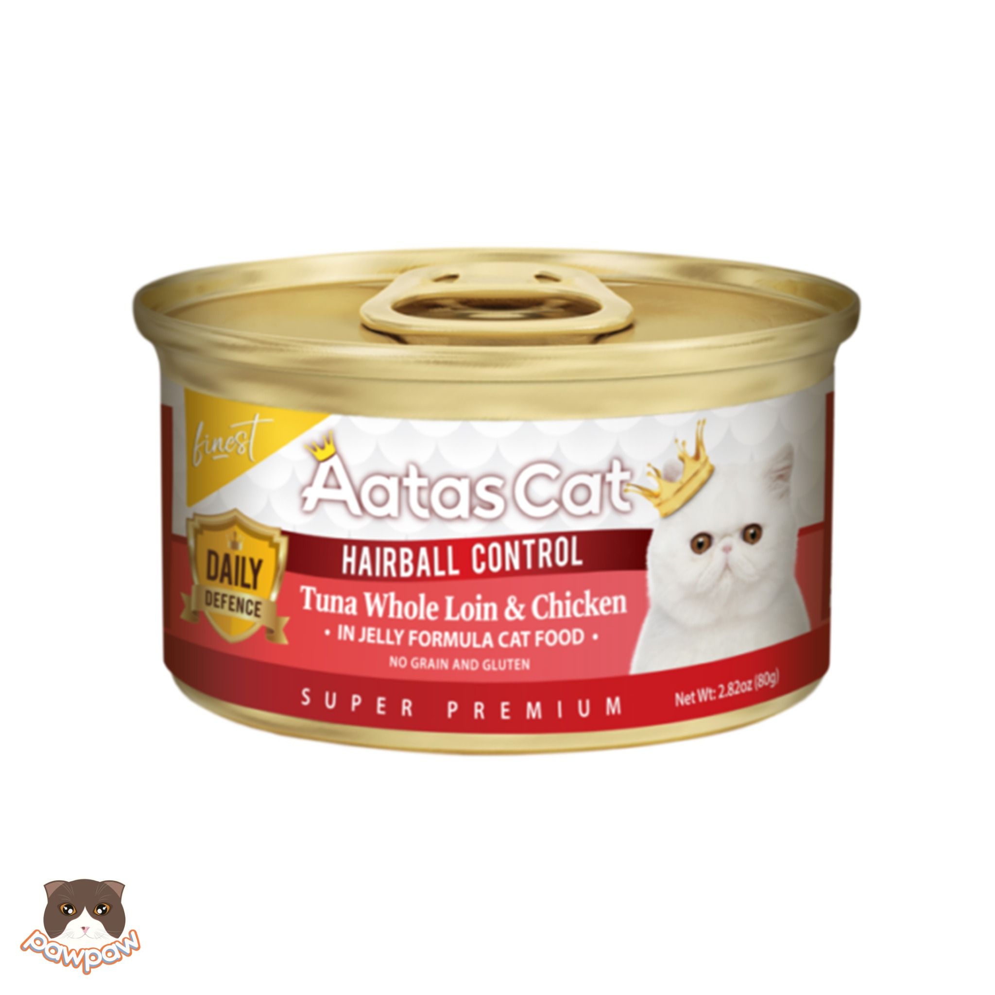  Pate Aatas Daily lon 80g vị cá ngừ & gà cho mèo 