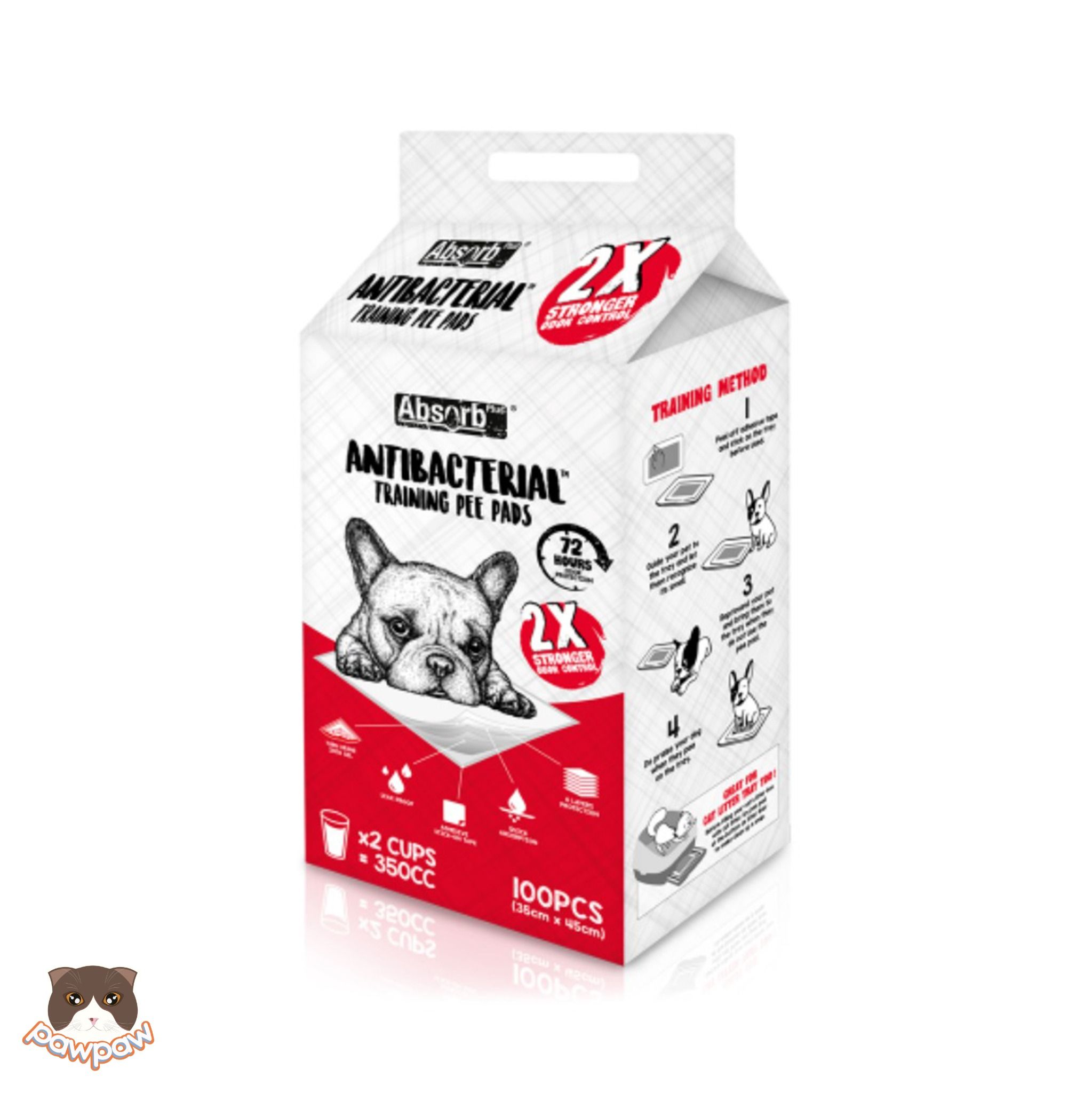 Tả lót Absorb khử mùi 72 giờ cho chó