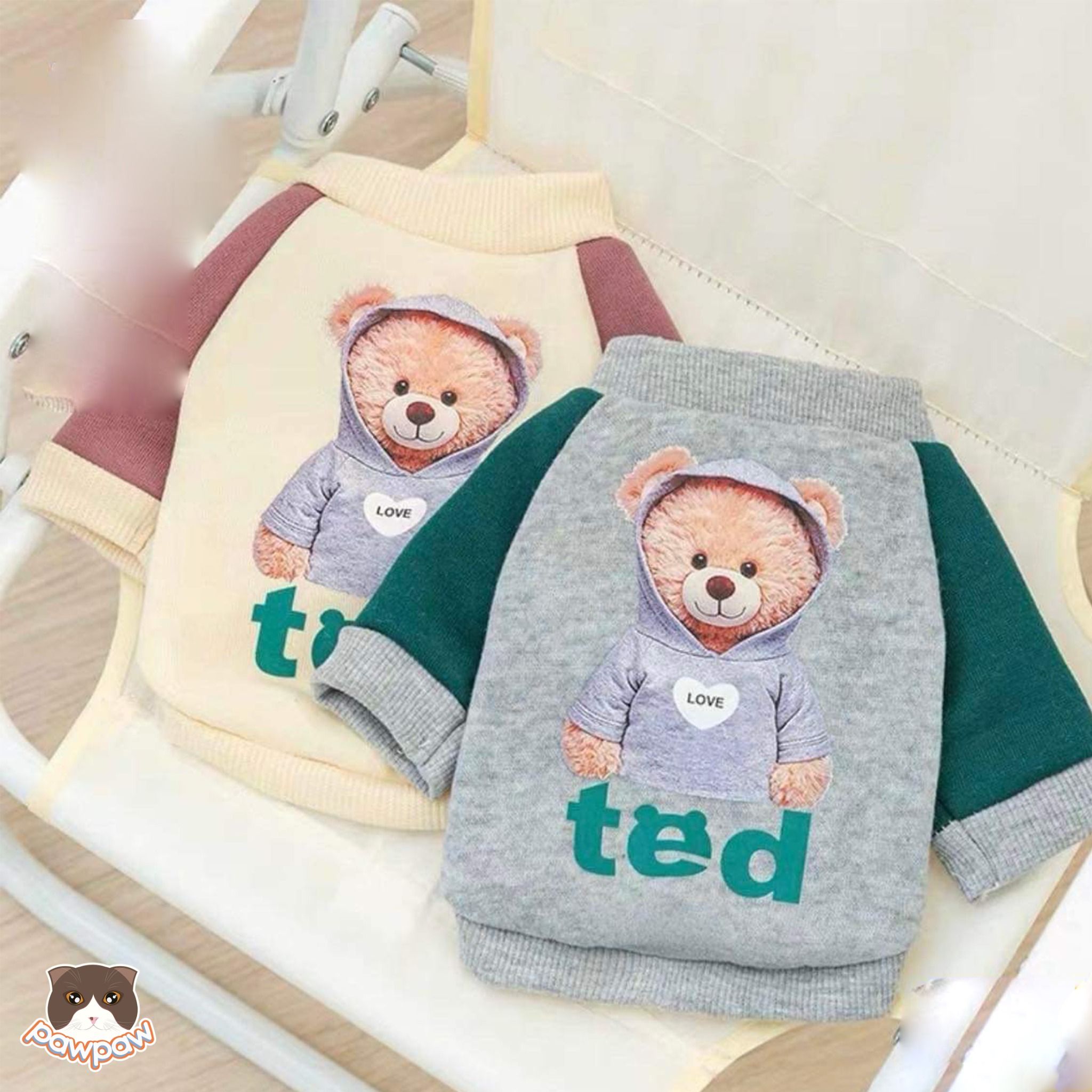  Áo gấu Ted cho chó mèo 