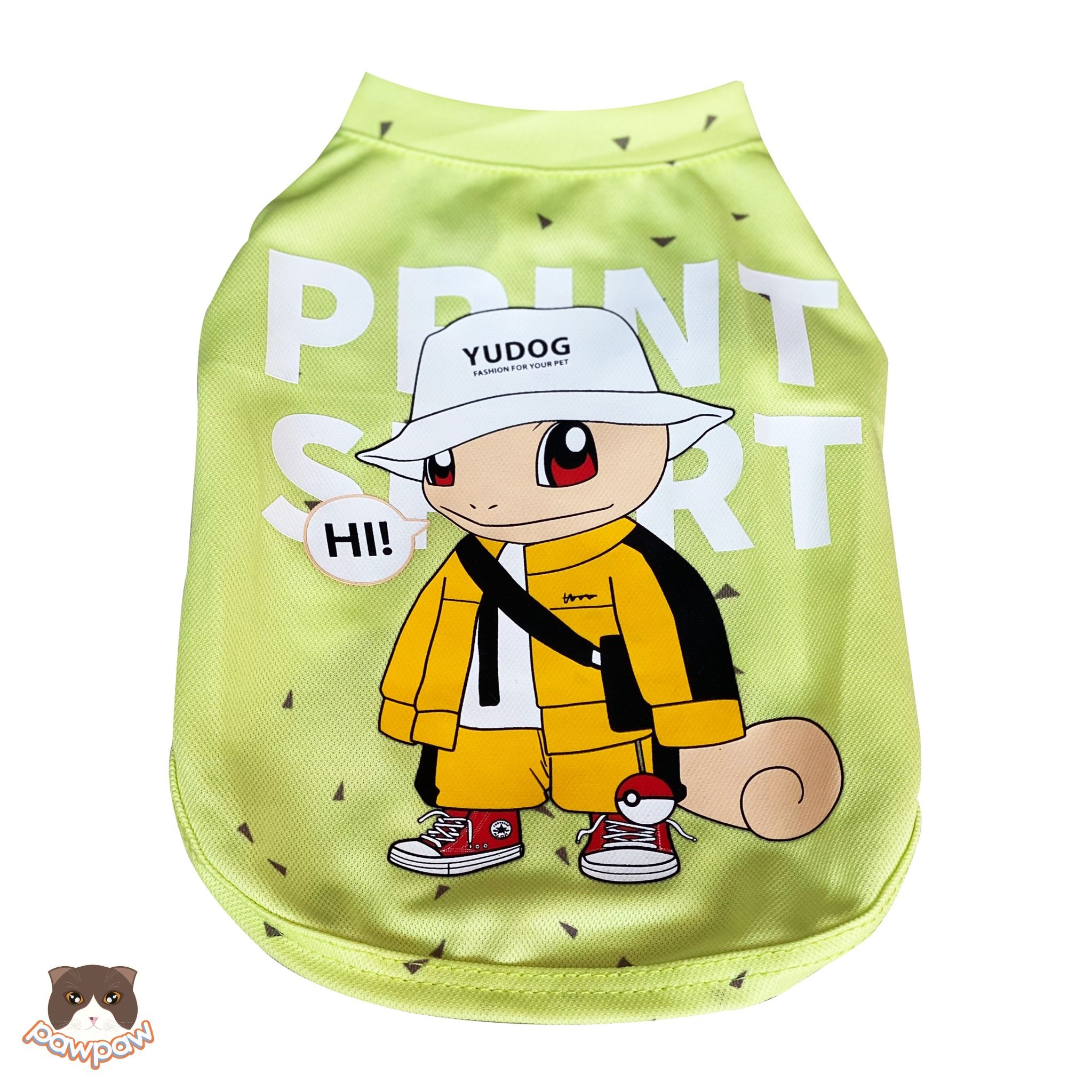 Áo sát nách hình rùa cho chó mèo