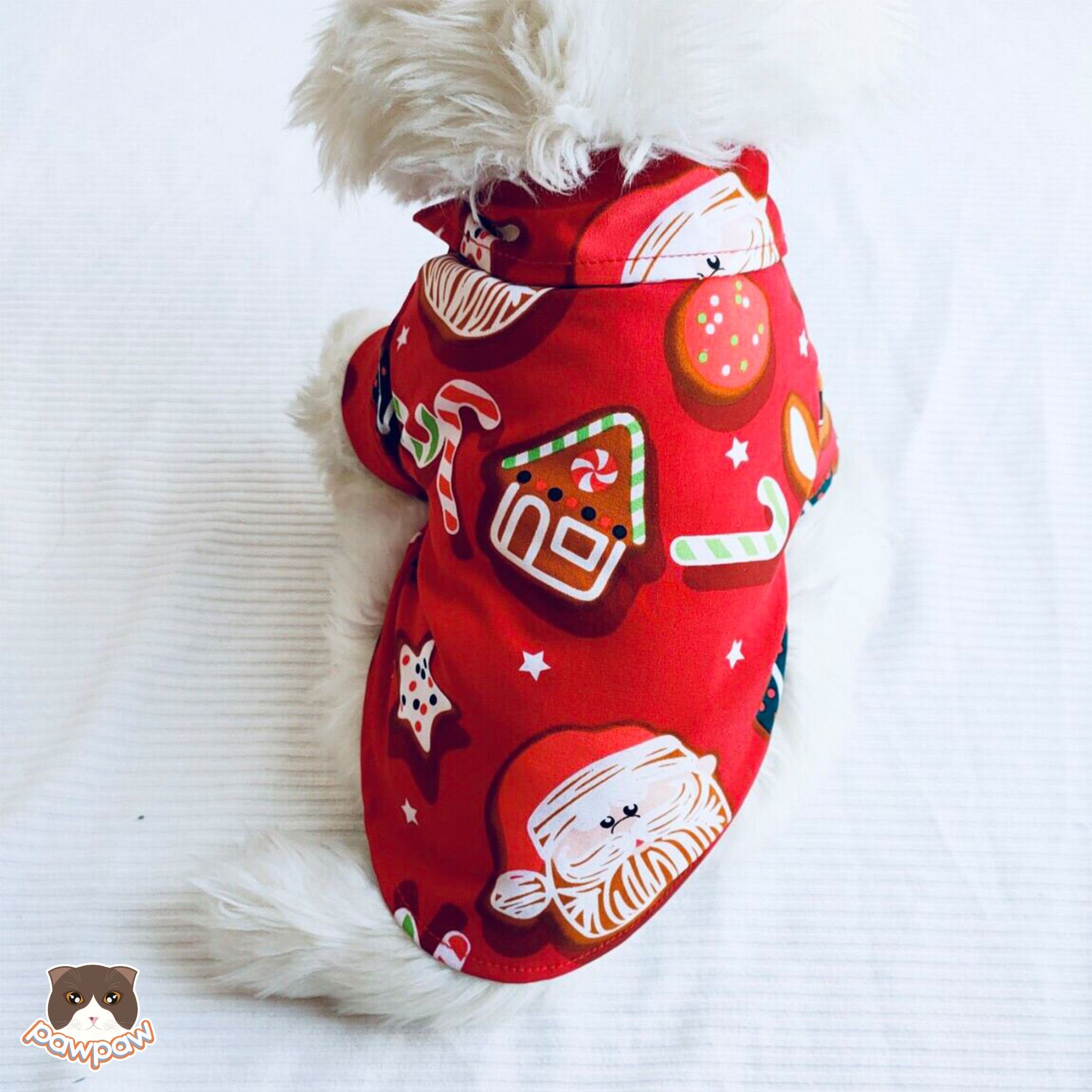 Áo sơ mi Noel cho chó mèo