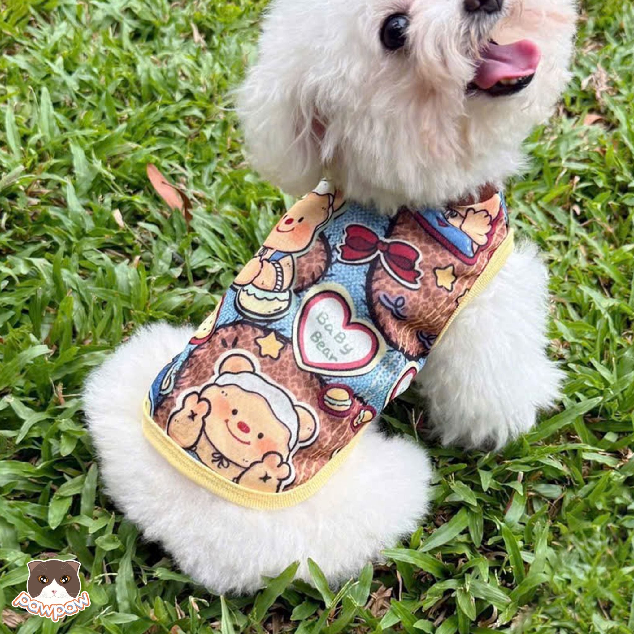 Áo gấu baby bear bánh quy