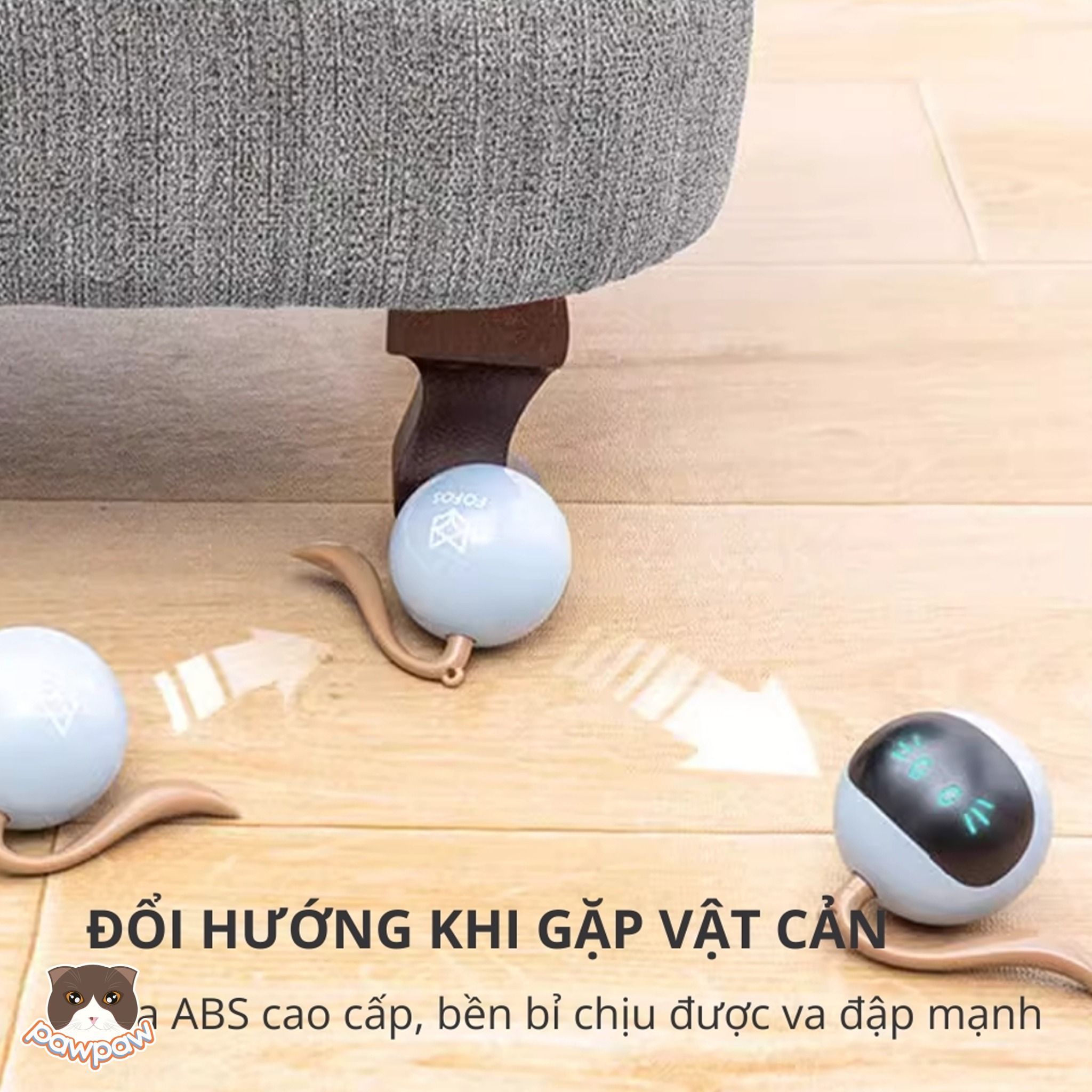 Đồ chơi bóng ma thuật FOFOS cho mèo