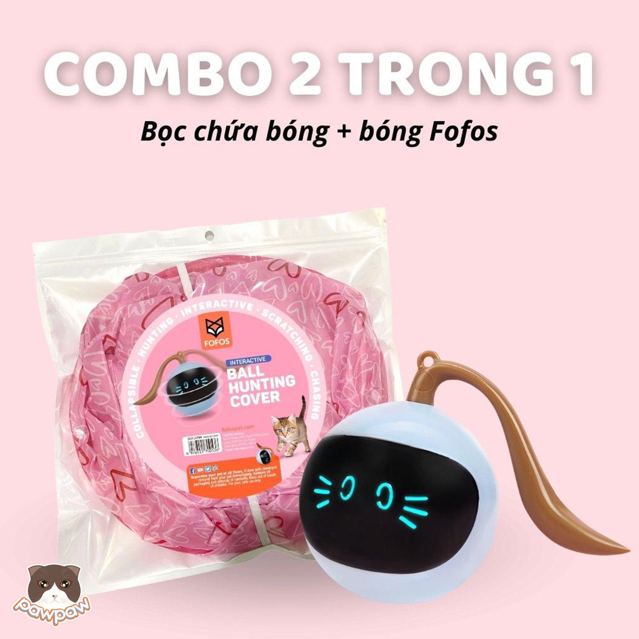 Đồ chơi bóng ma thuật FOFOS cho mèo