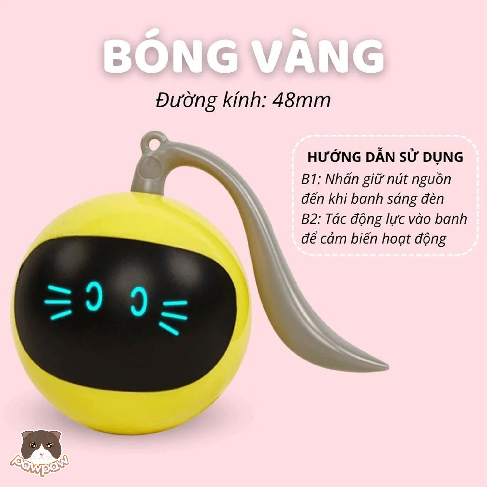 Đồ chơi bóng ma thuật FOFOS cho mèo