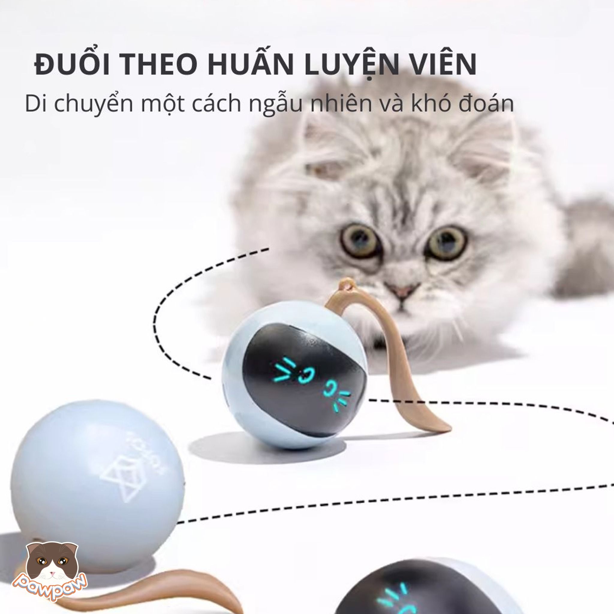 Đồ chơi bóng ma thuật FOFOS cho mèo