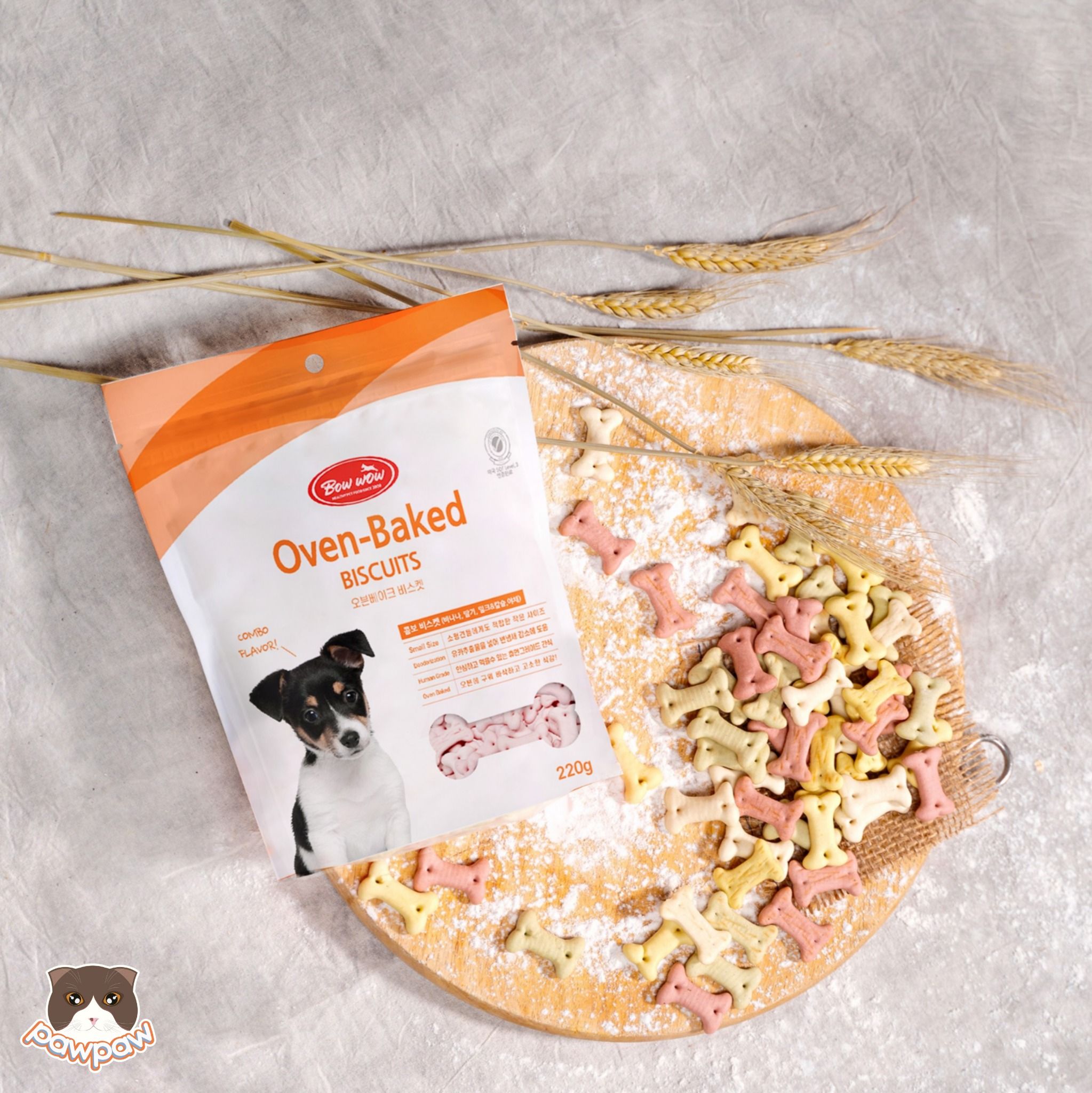 Bánh quy hỗn hợp Bowwow 220g cho chó