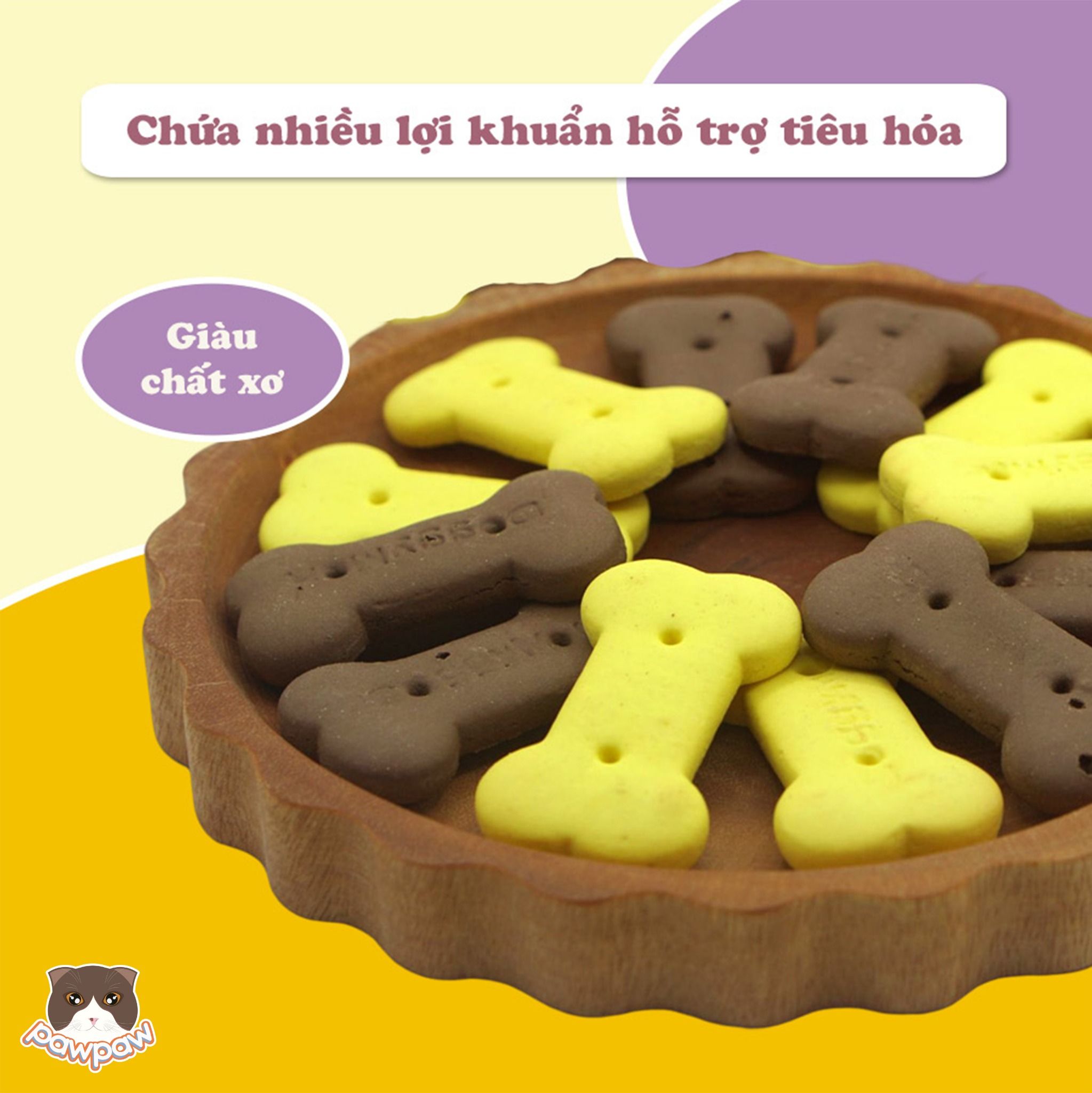 Bánh quy vị gan & khoai lang Doggyman 450g cho chó