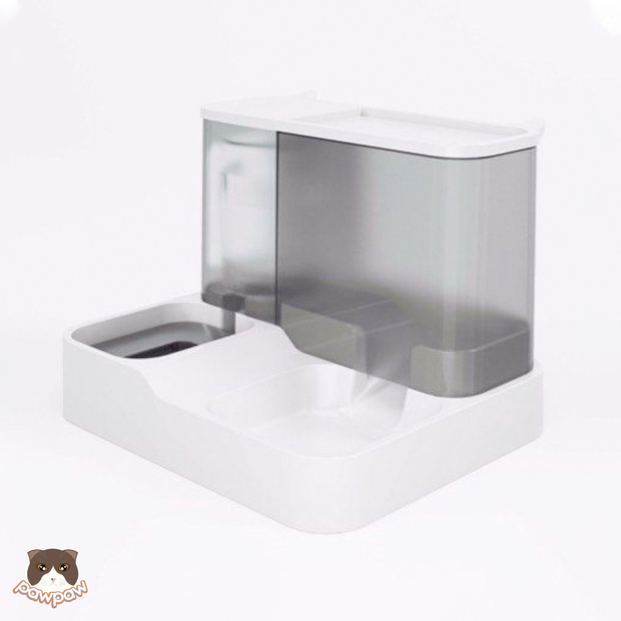 Bát ăn uống tự động chữ nhật cho chó mèo