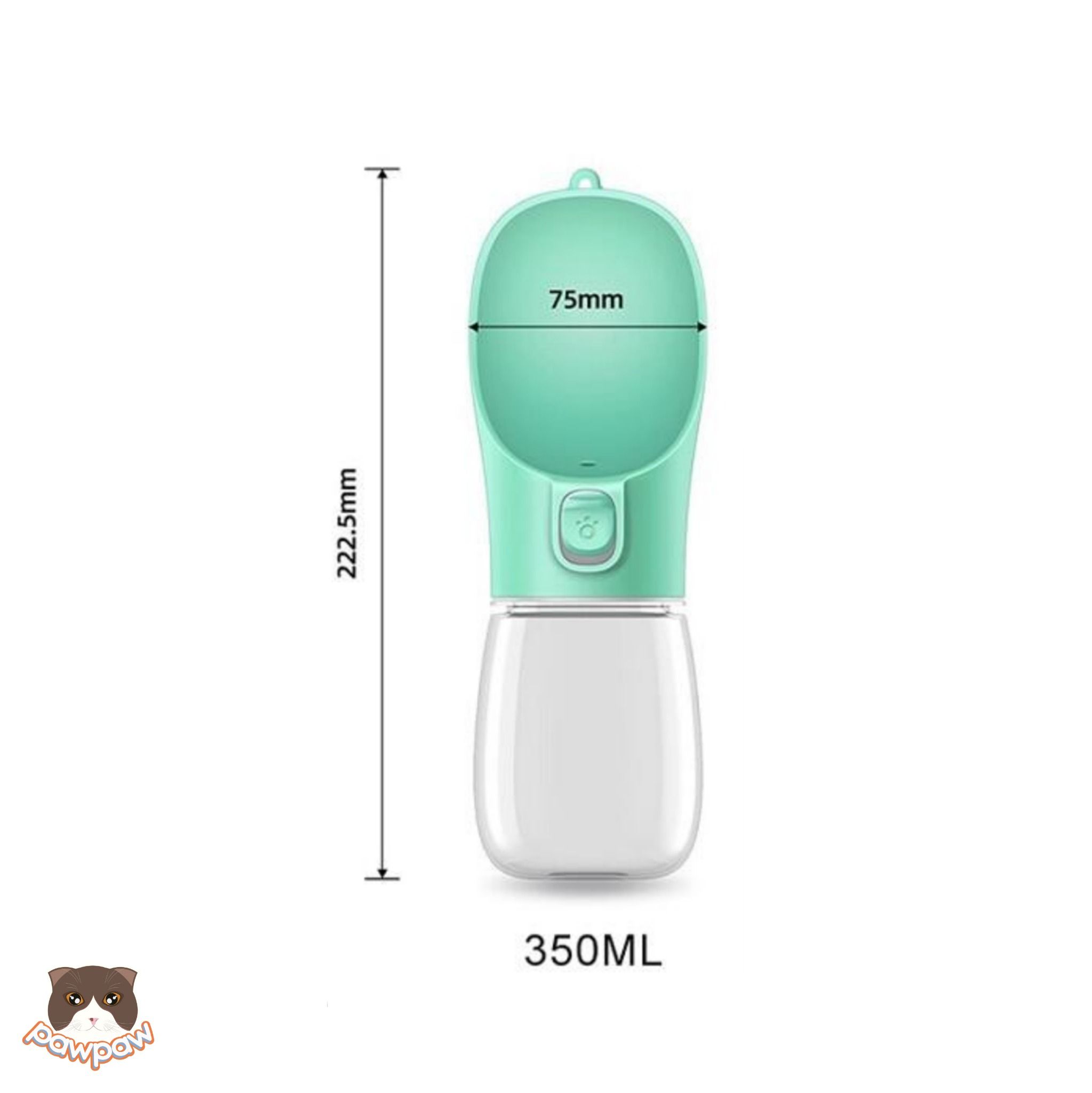 Bình nước du lịch 350ml cho chó mèo