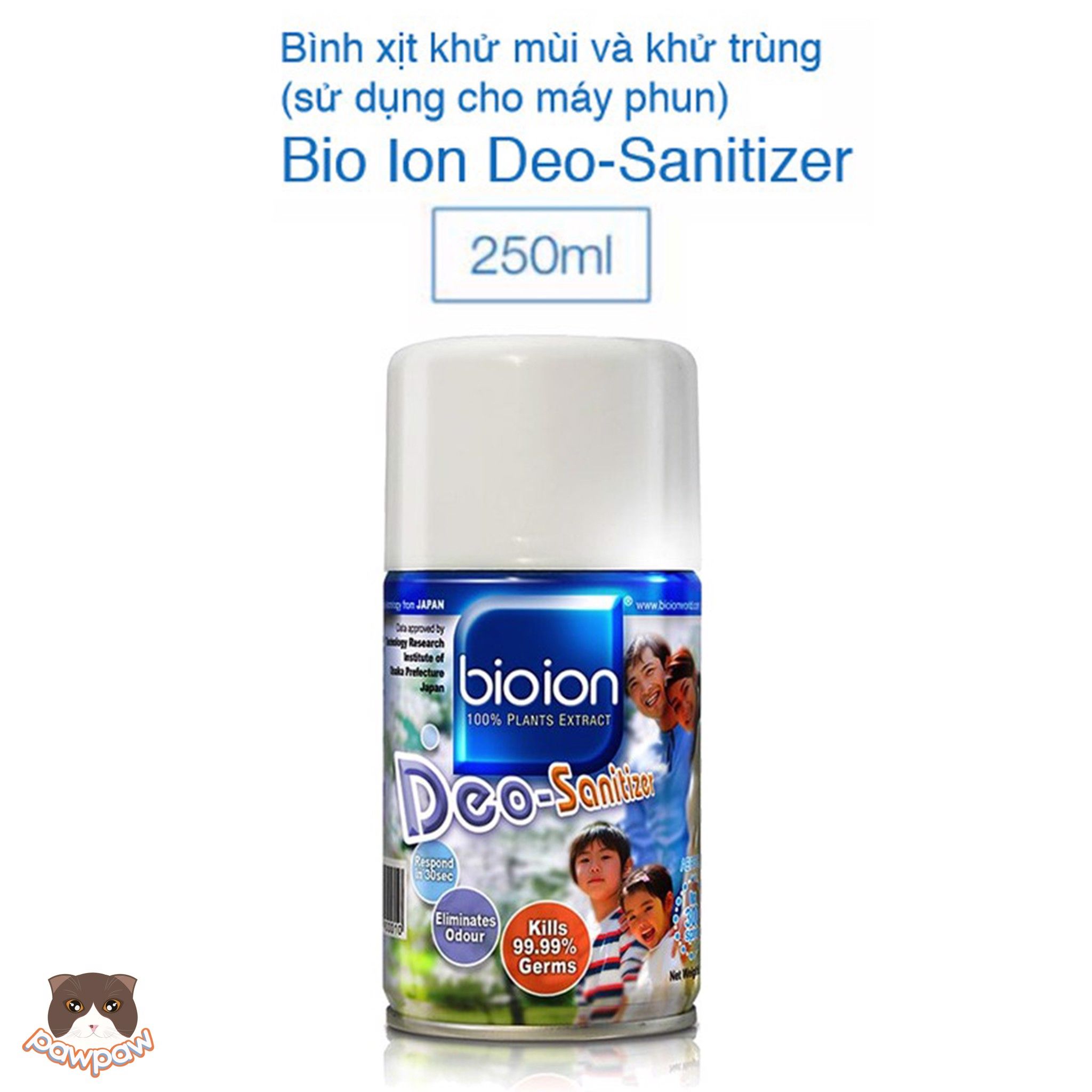  Bình xịt khử mùi kháng khuẩn BIO-ION 