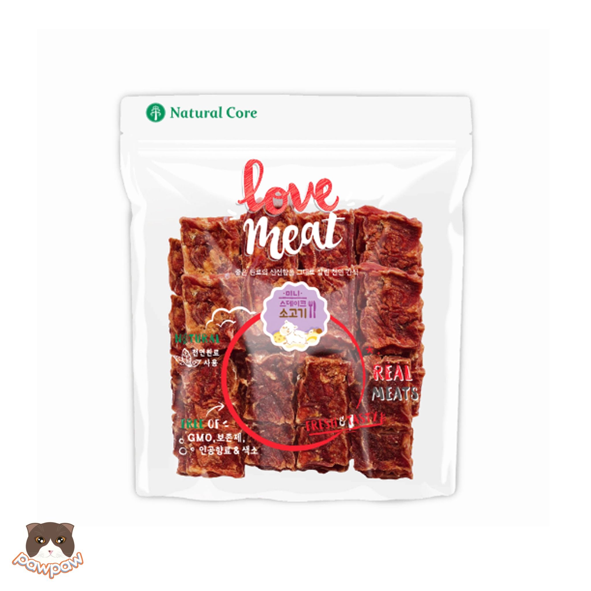 Miếng bò bít tết Love Meat Natural Core 160g cho chó