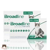  Nhỏ gáy Broadline trị nội ngoại ký sinh cho mèo (1 tuýp) 