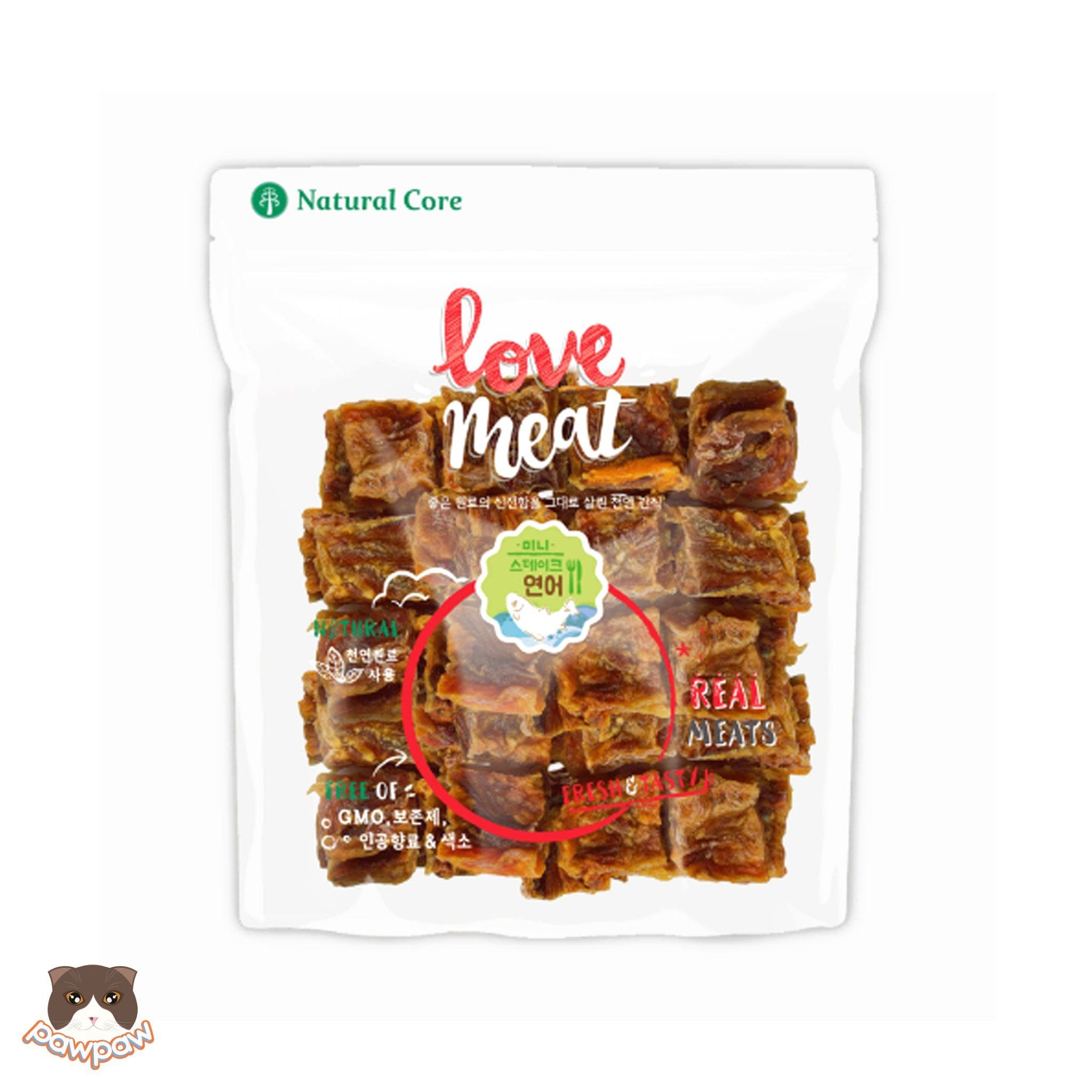 Cá hồi bít tết Love Meat Natural Core 130g cho chó