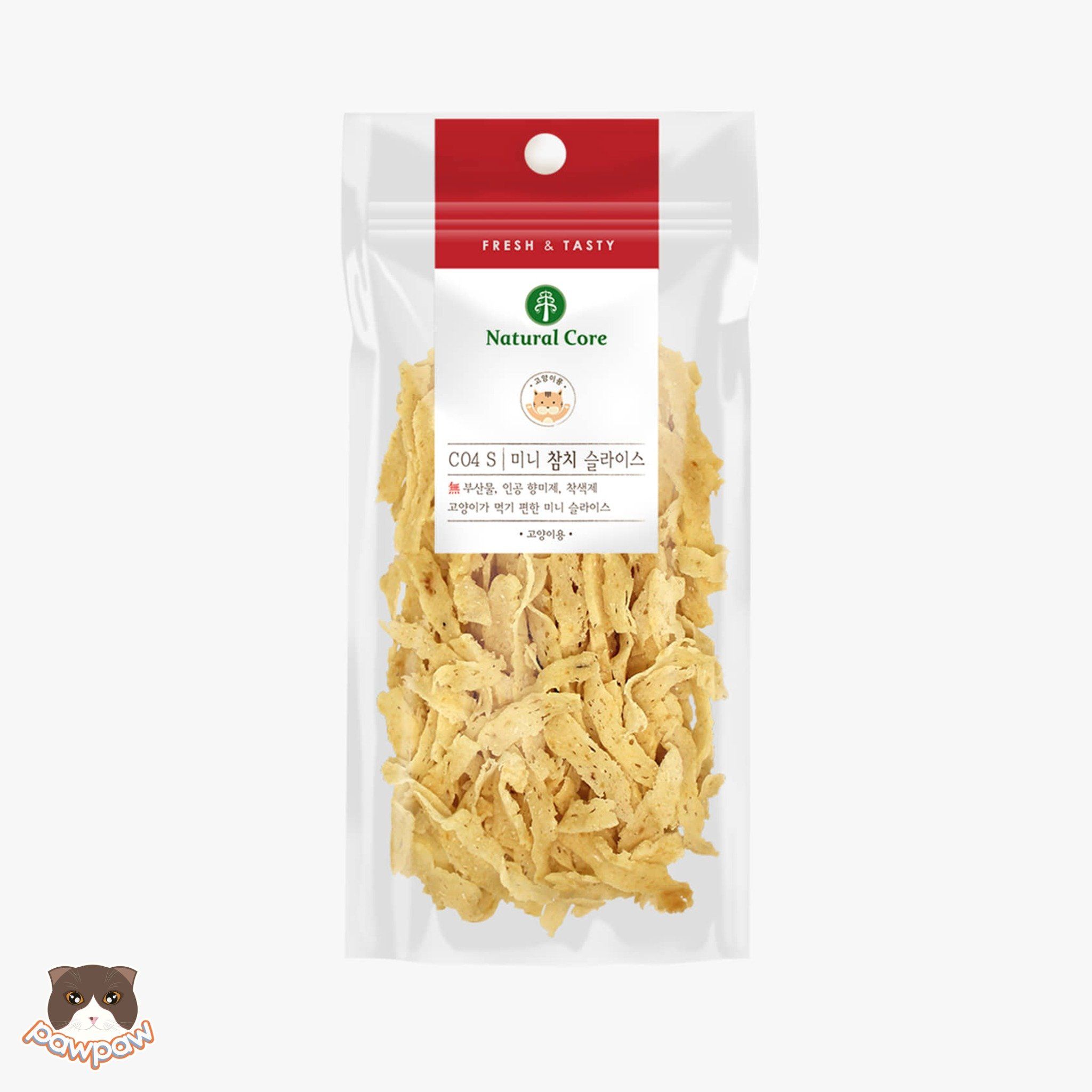  Snack cá ngừ lát Natural Core 40g cho mèo 