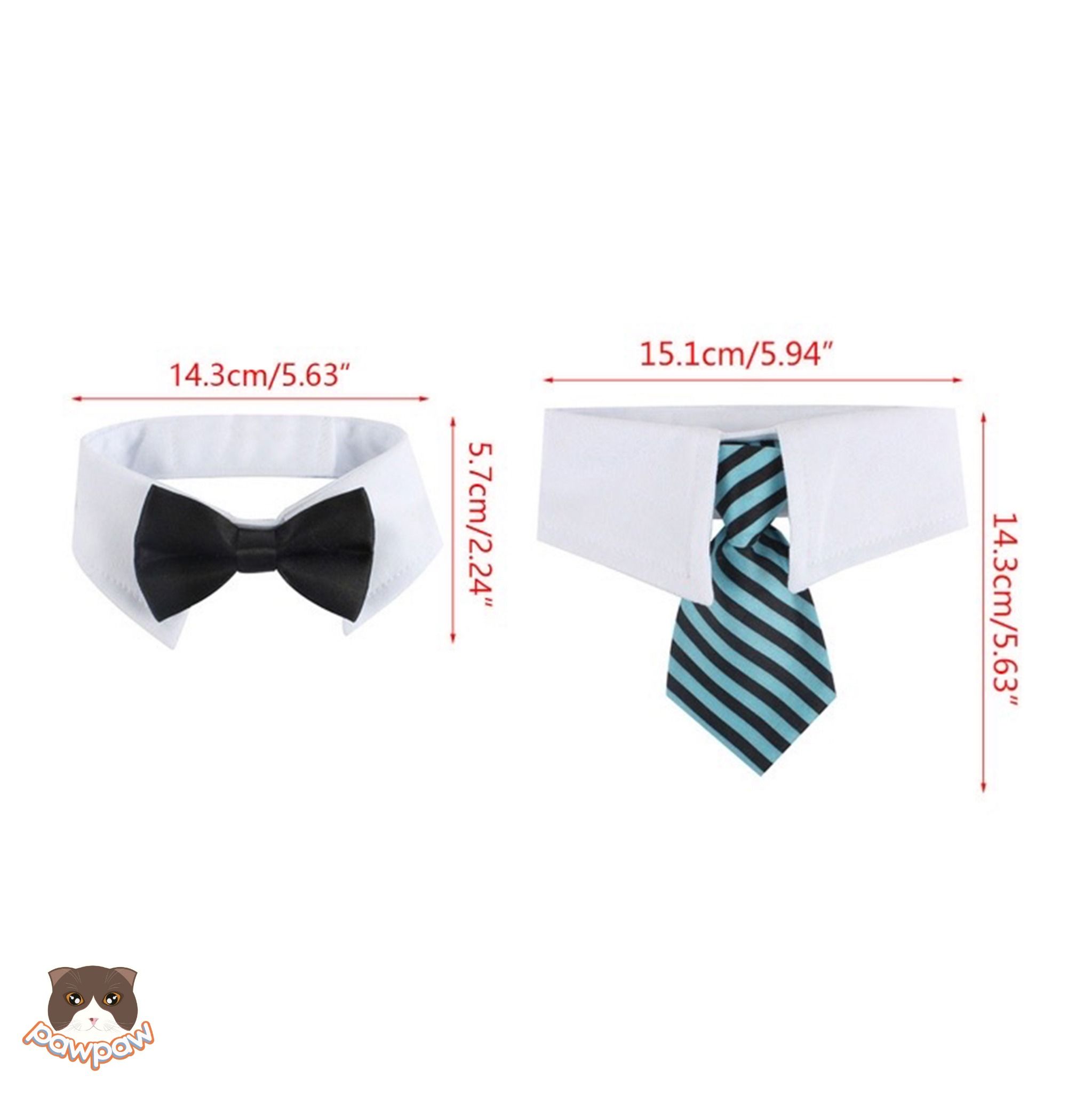 Cà vạt Tuxedo cho chó mèo