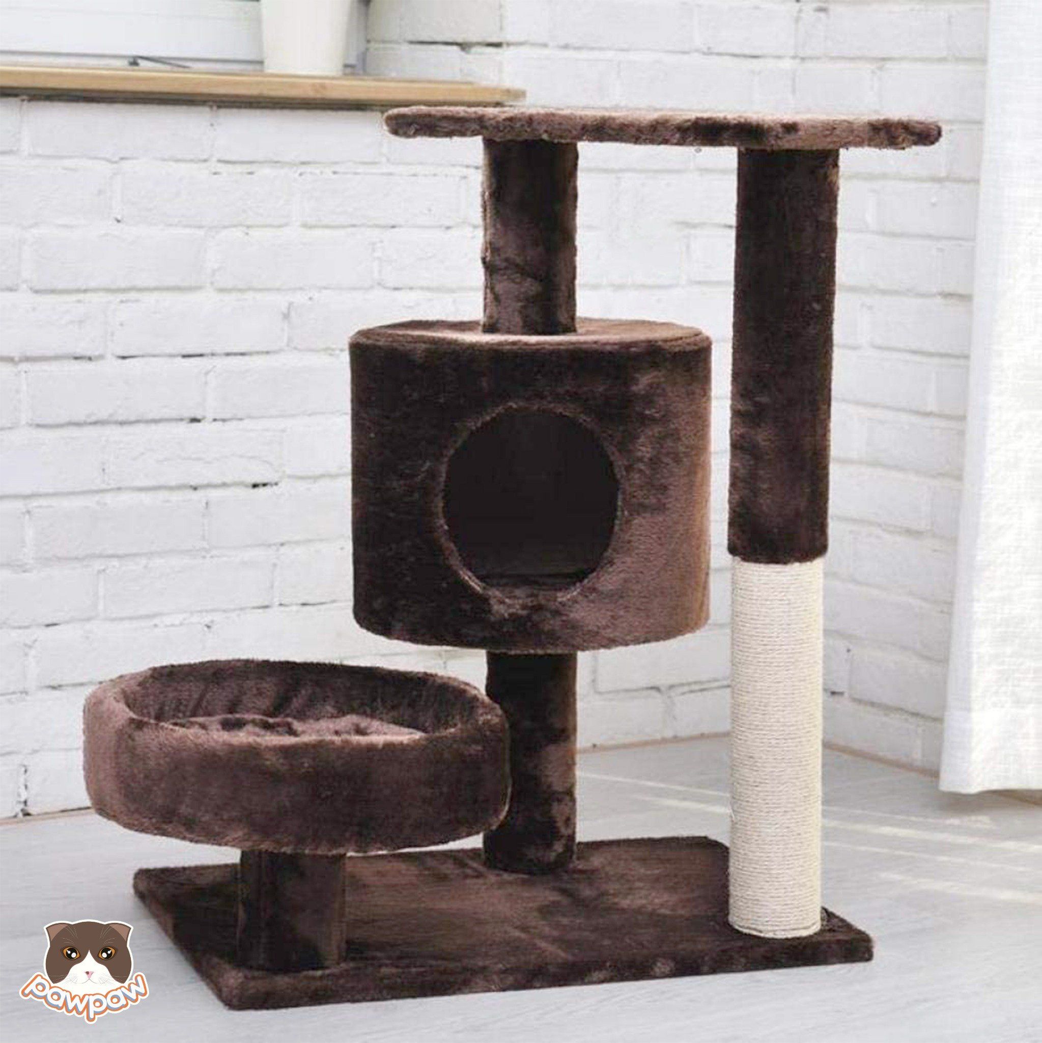 Cat tree - Trụ cào móng có ổ nằm cho mèo