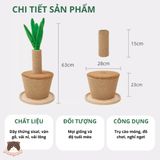  Trụ cào móng hình chậu cây cho mèo 