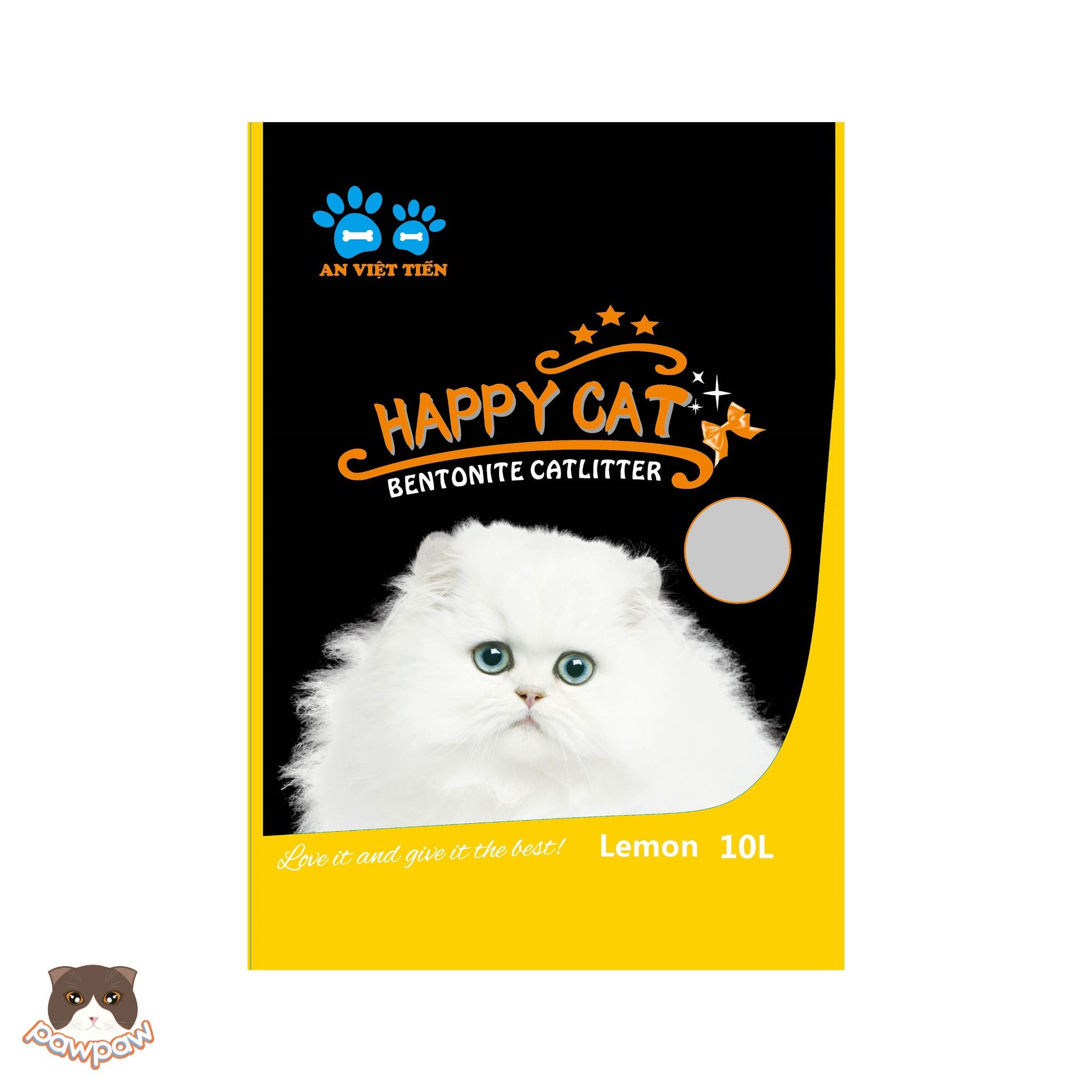  Cát đất sét Happy Cat  10L cho mèo 