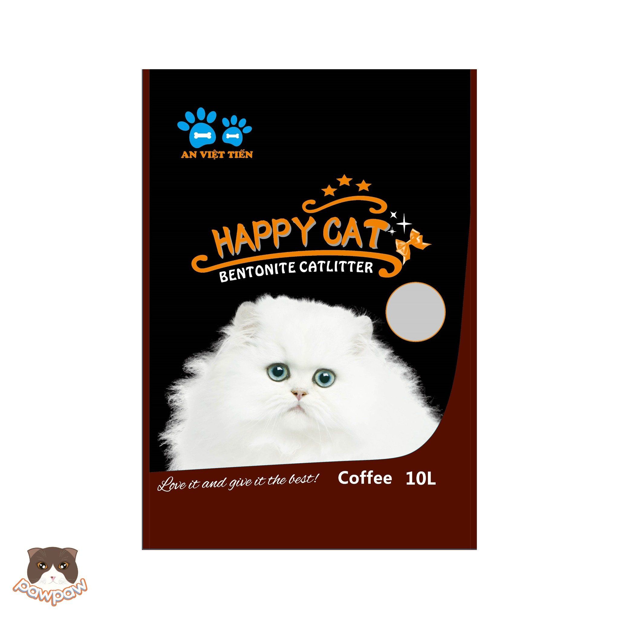  Cát đất sét Happy Cat  10L cho mèo 