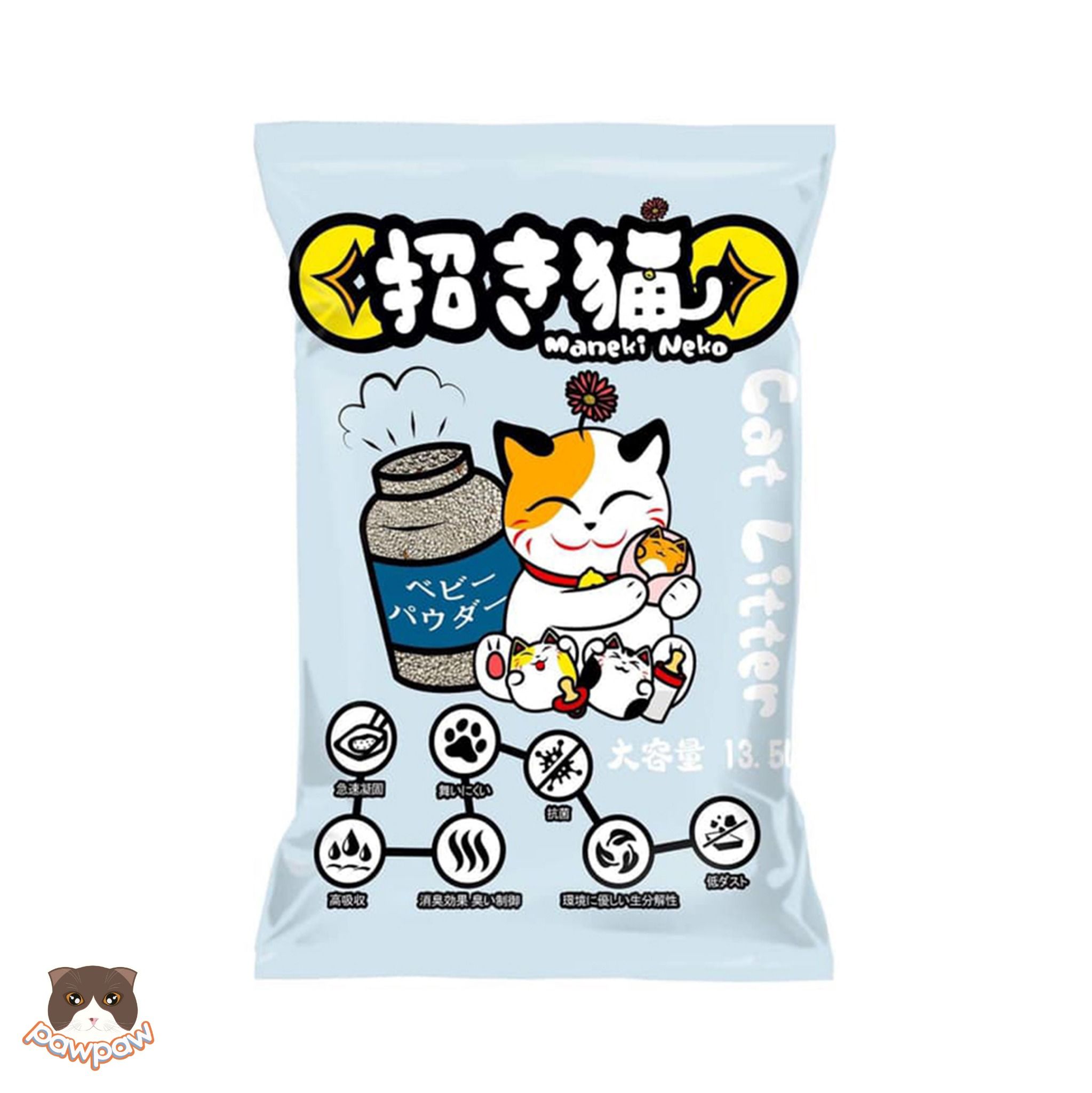  Cát đất sét Neko 5L cho mèo 