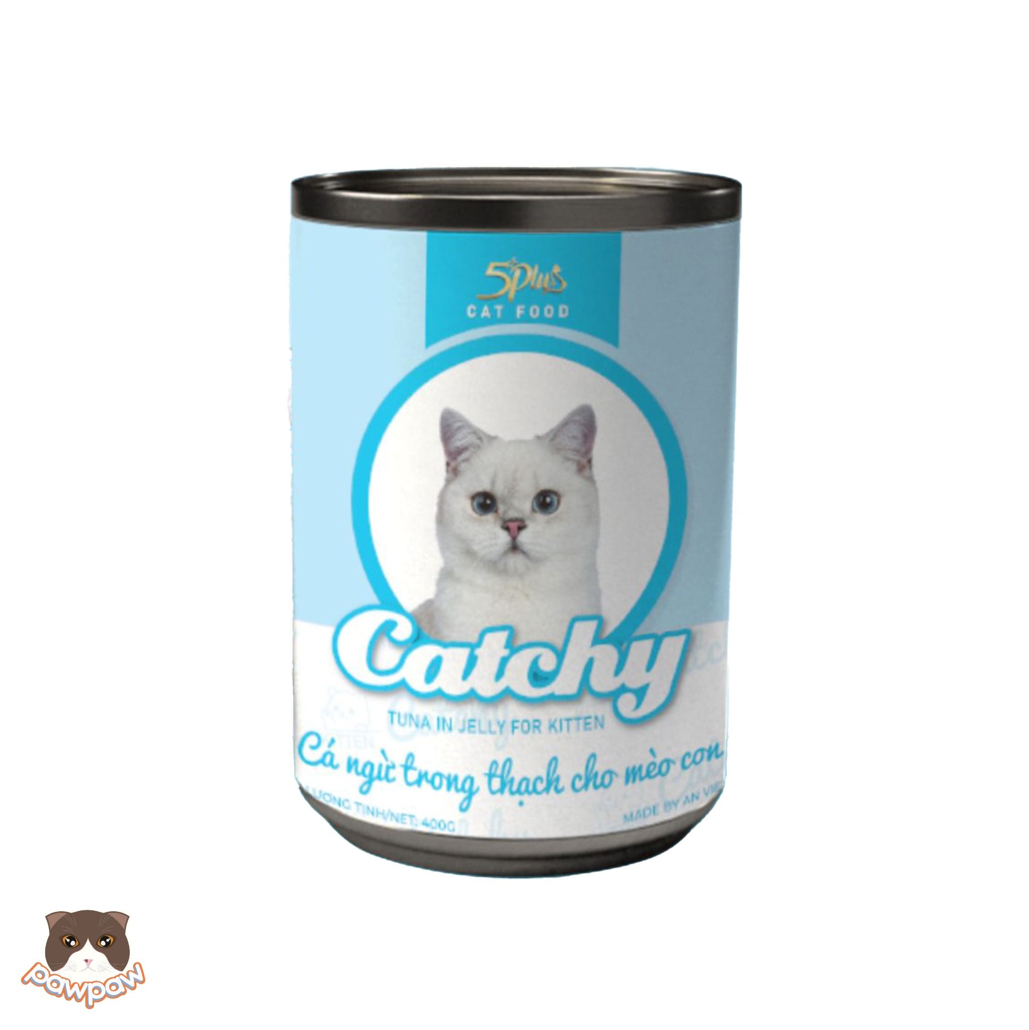 Pate 5Plus Catchy lon 400g cho mèo
