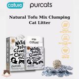  Cát mix 3in1 Đậu nành + Đất sét + Gỗ Cature 7L cho mèo 