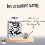  Cát mix 3in1 Đậu nành + Đất sét + Gỗ Cature 7L cho mèo 