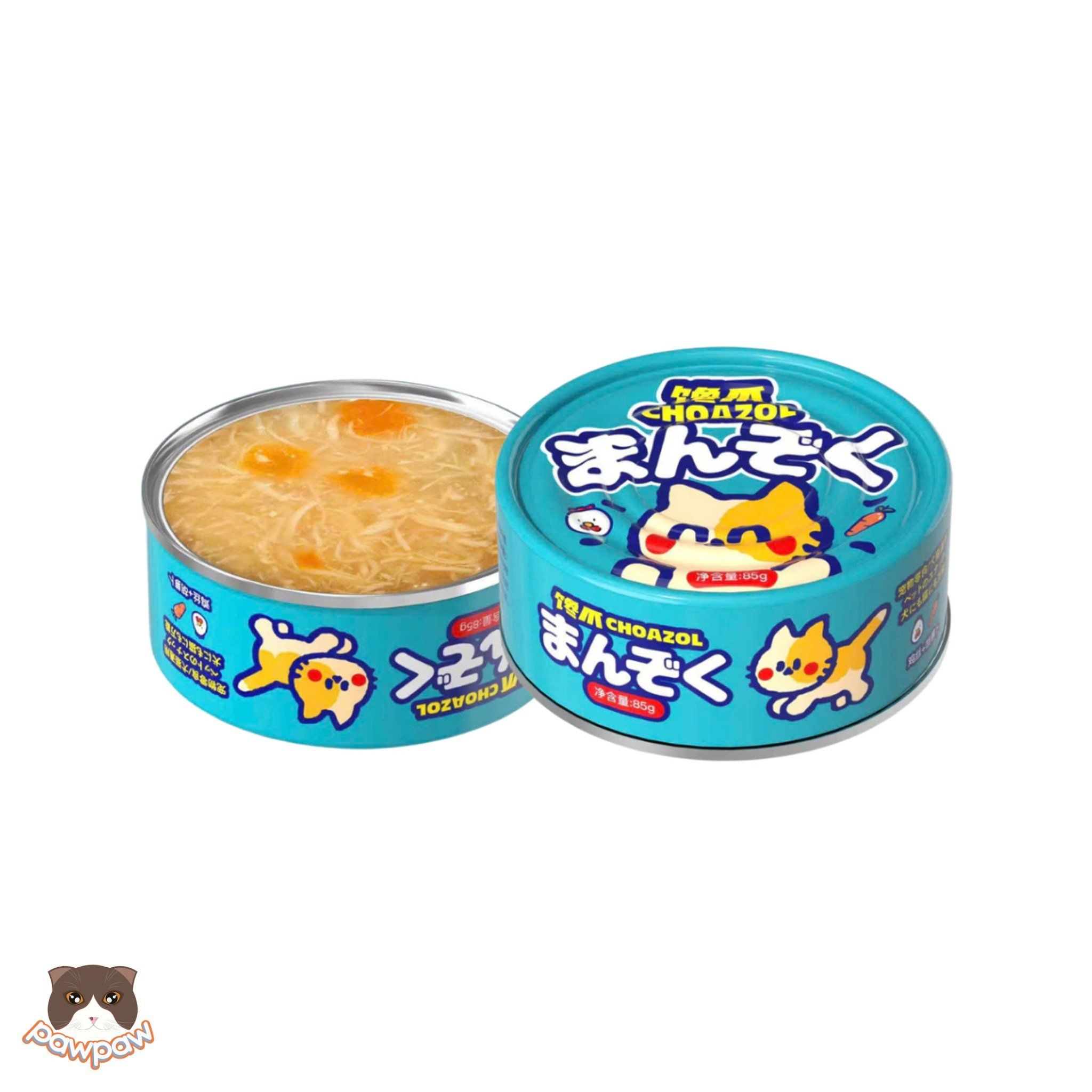 Pate Choazol 85g nhiều vị cho chó mèo