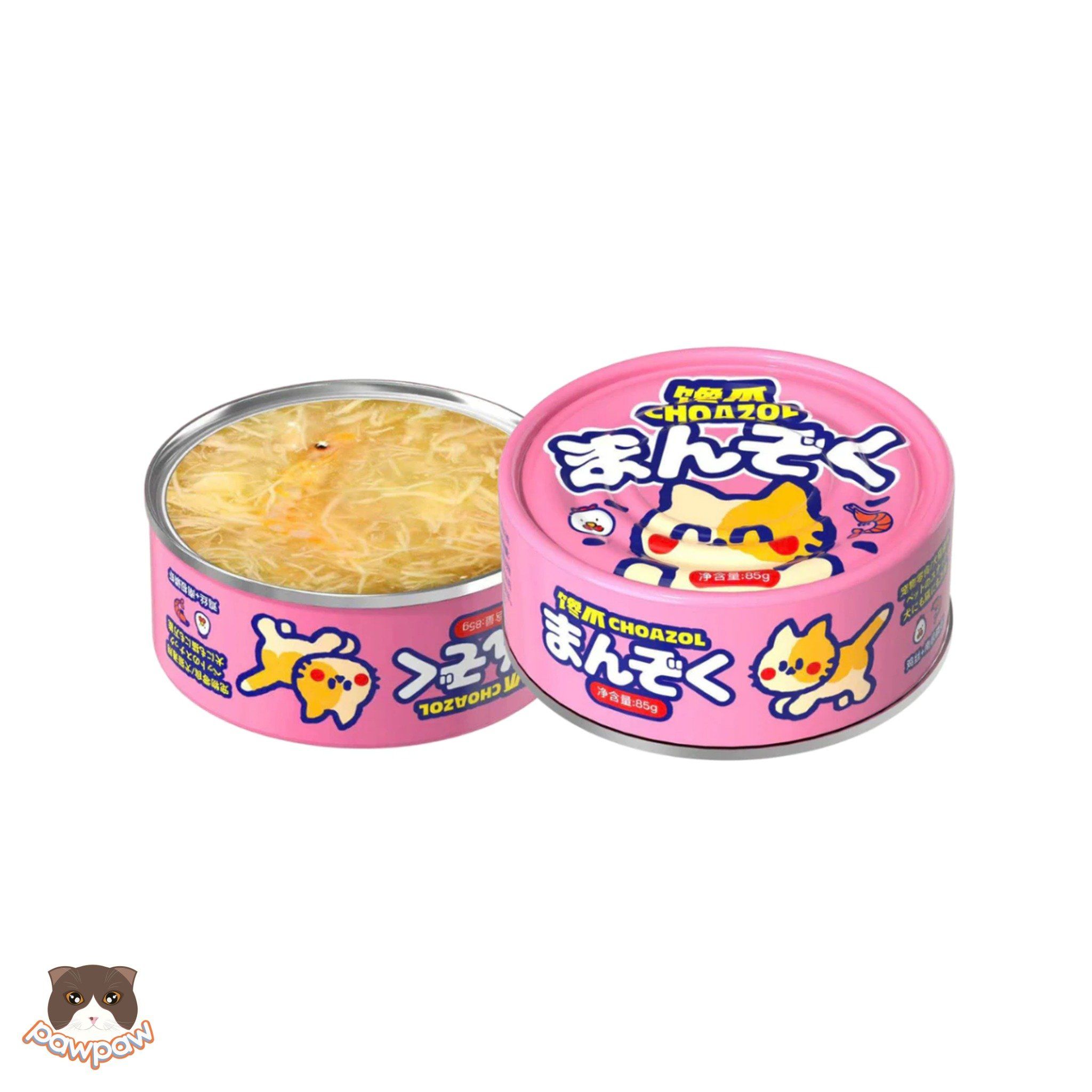 Pate Choazol 85g nhiều vị cho chó mèo