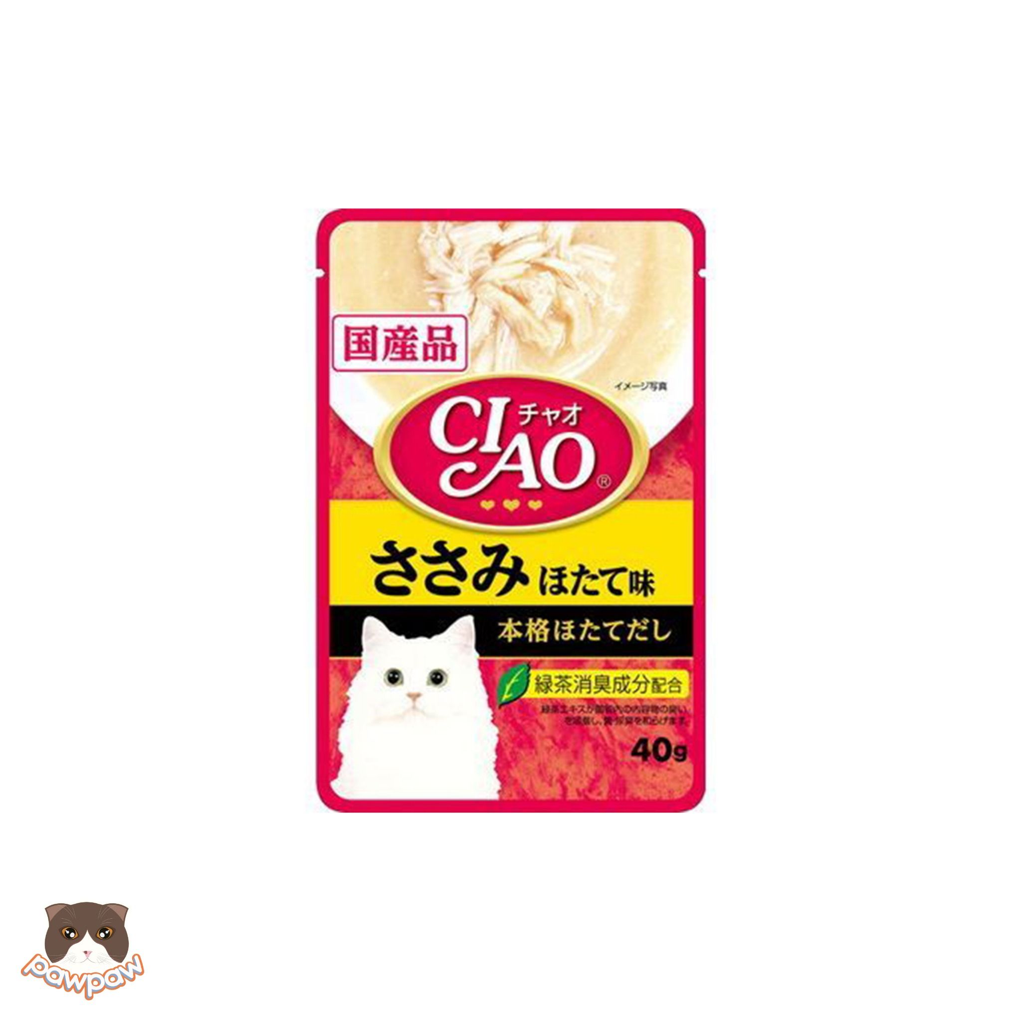 Pate dạng sốt Ciao Fillet 40g cho mèo