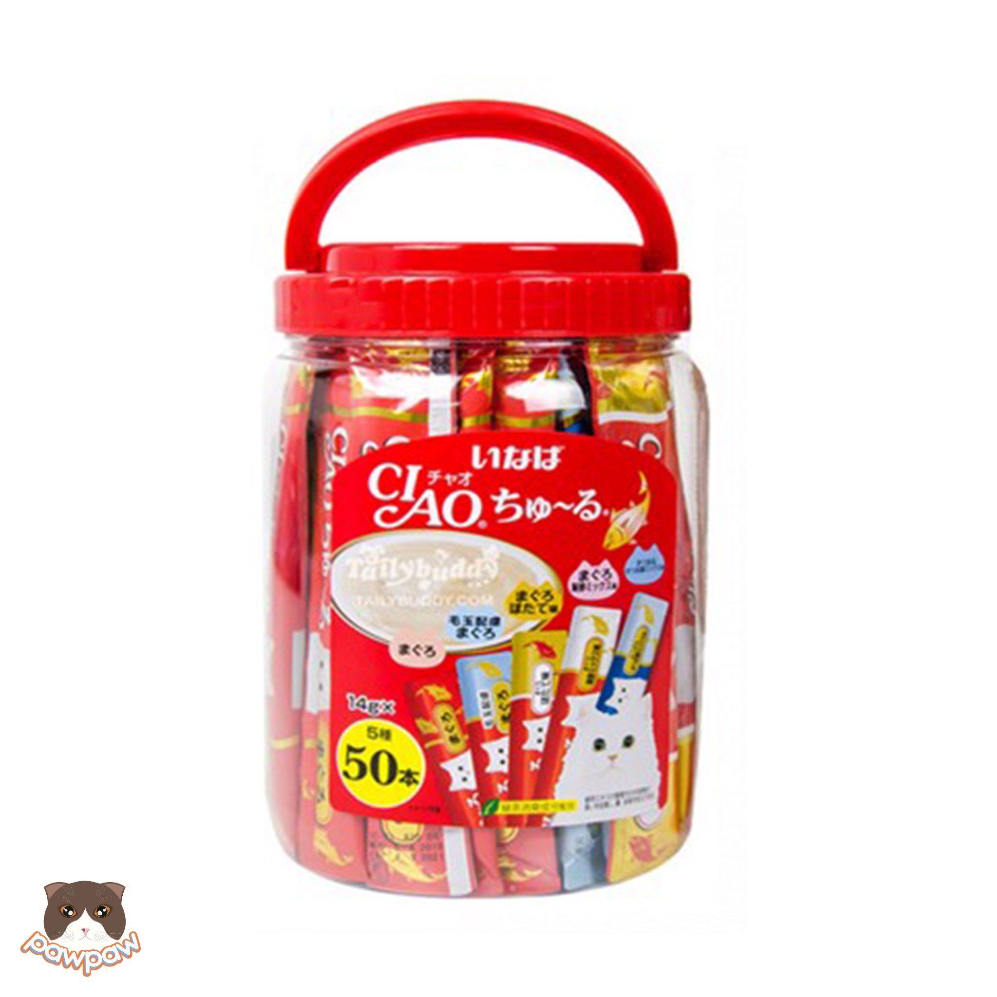 Súp thưởng Ciao Churu hộp 50 thanh cho mèo