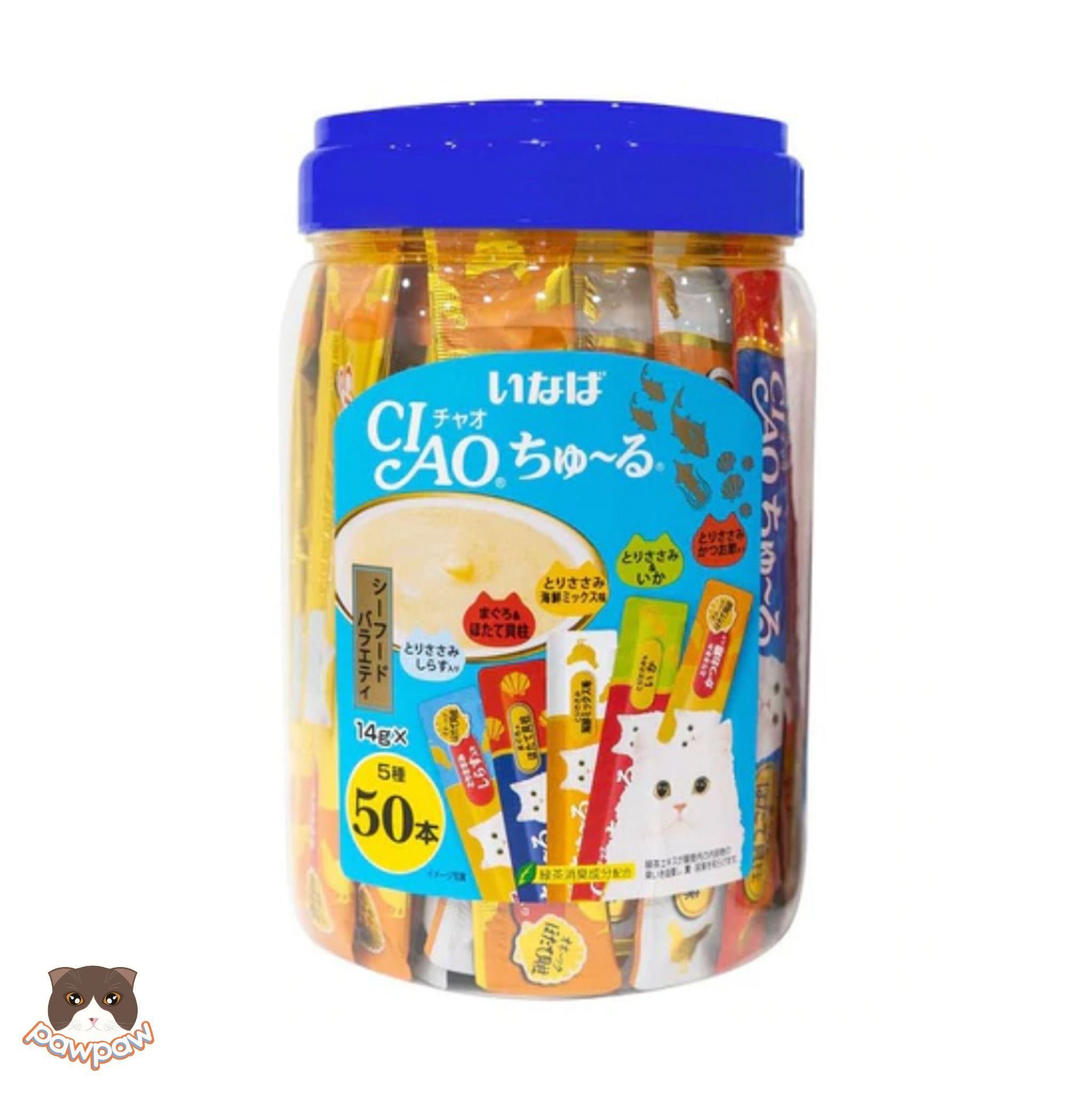 Súp thưởng Ciao Churu hộp 50 thanh cho mèo