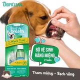  Combo vệ sinh răng miệng Tropiclean cho chó 