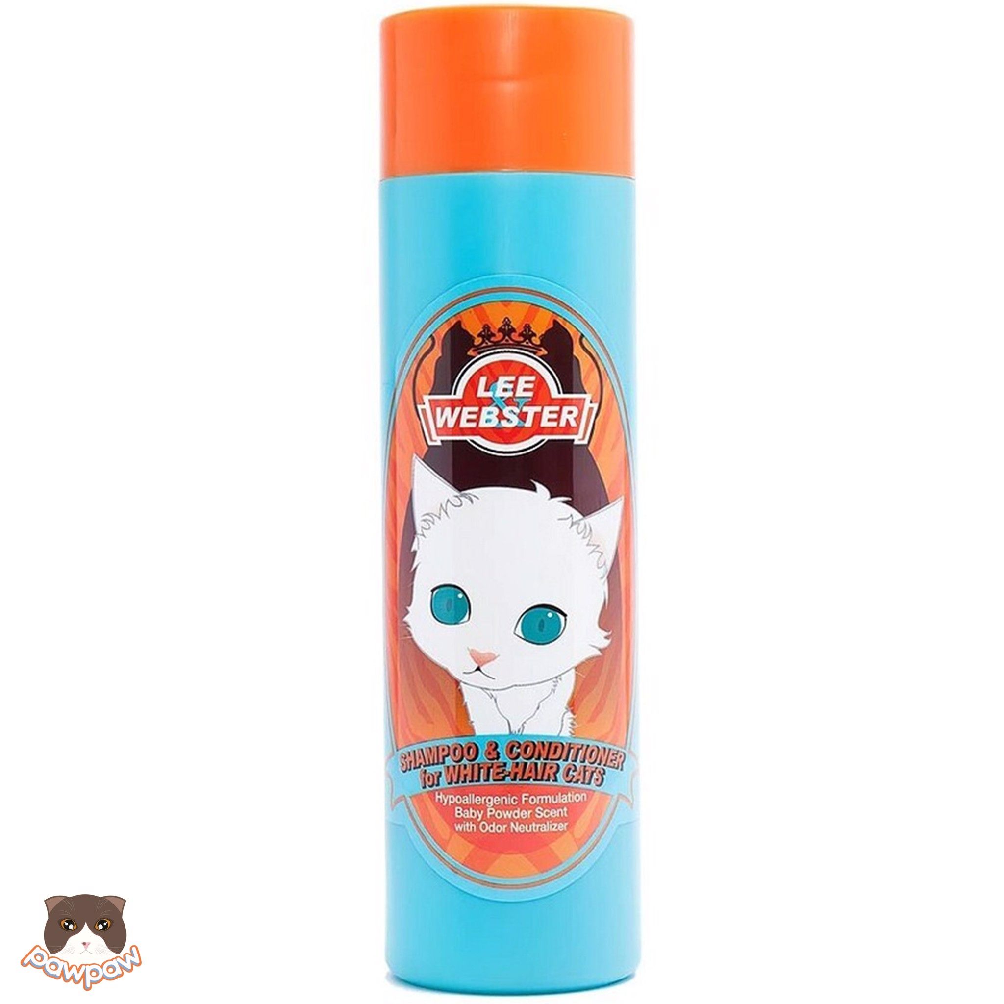 Dầu gội xả Lee & Webster cho mèo lông trắng