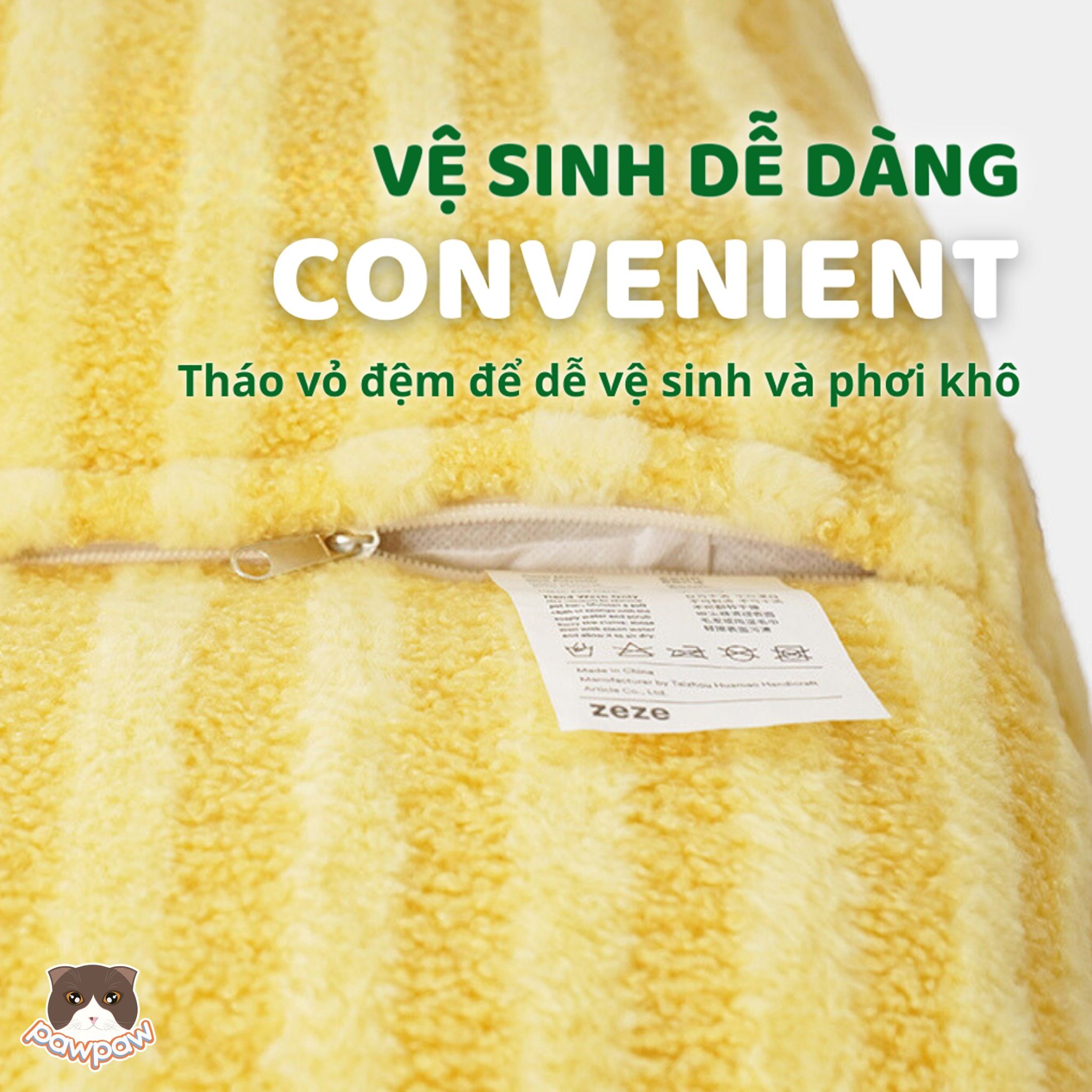 Sofa đệm ZEZE cao cấp cho chó mèo