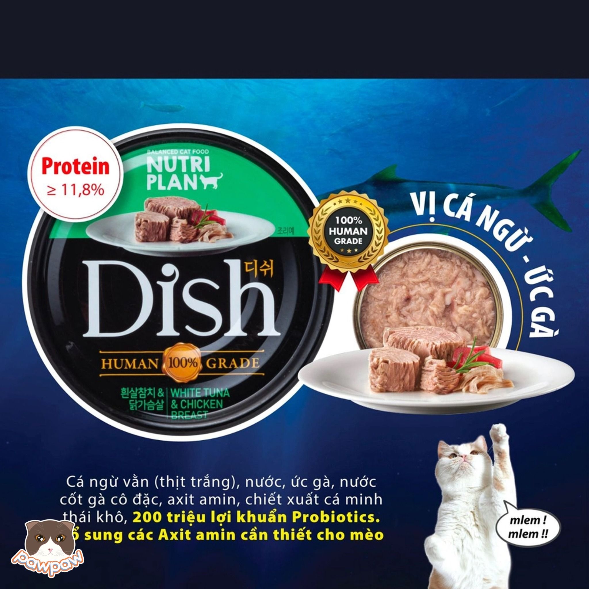 Pate Nutri Plan Premium - Dish 85g cho mèo