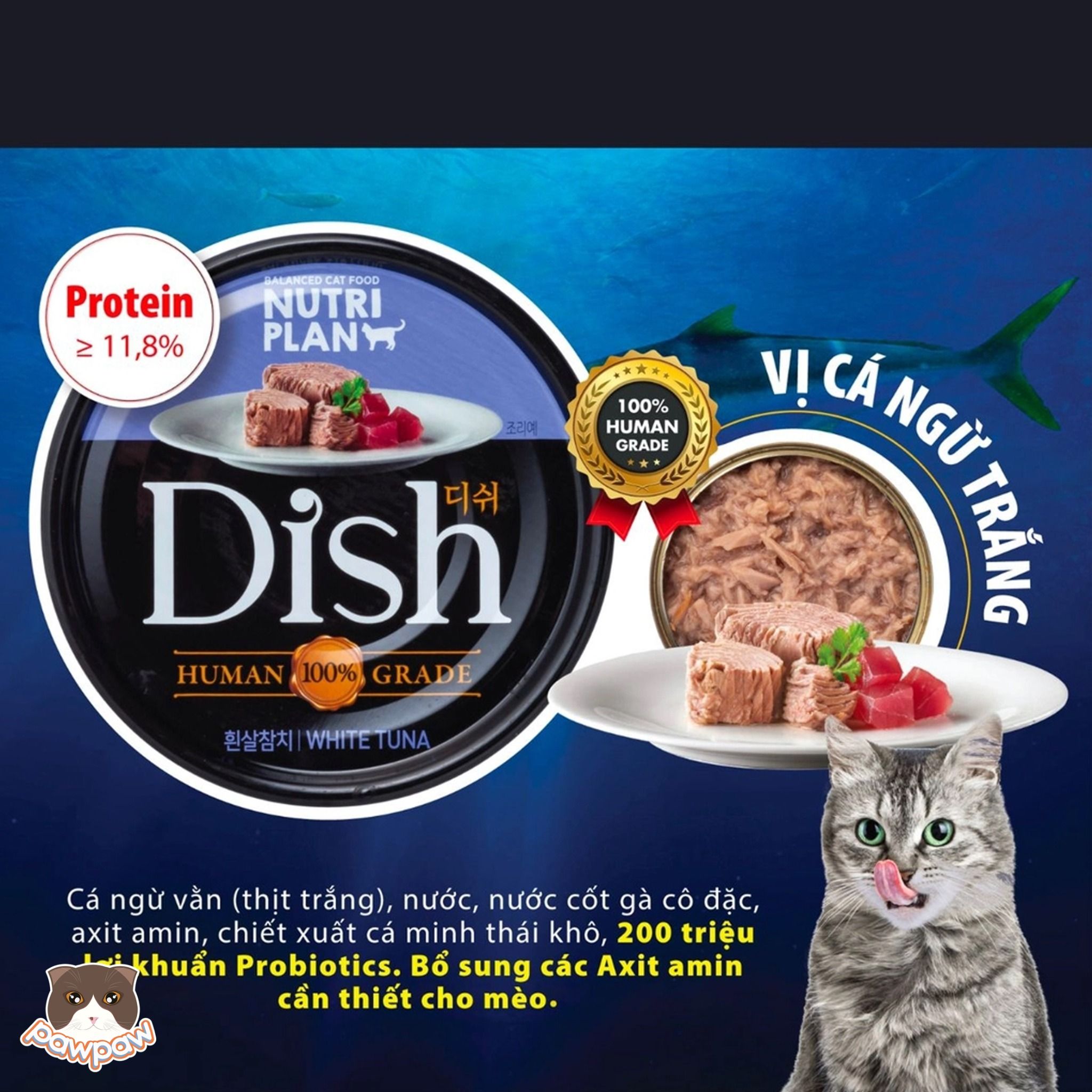 Pate Nutri Plan Premium - Dish 85g cho mèo