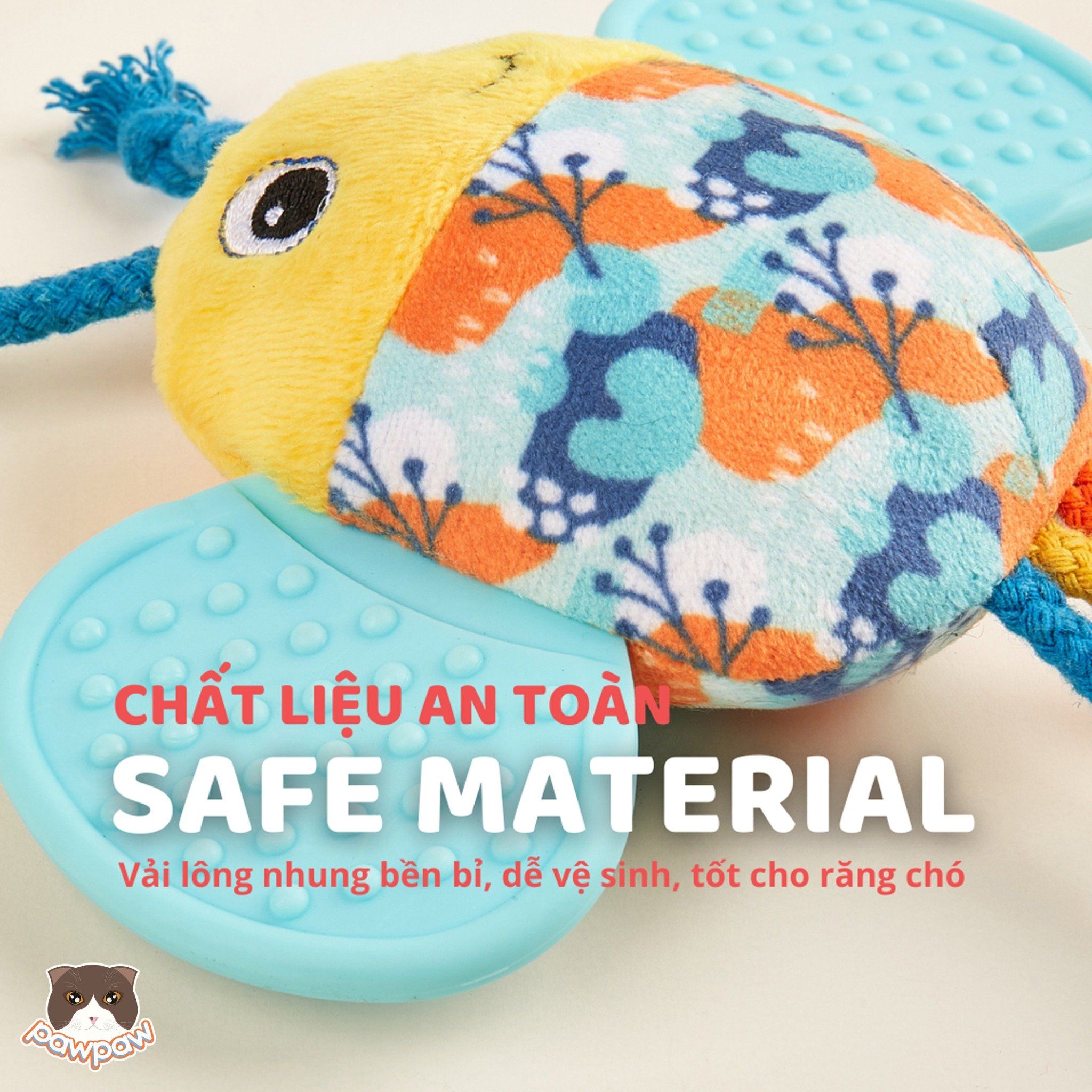 Đồ chơi gặm FOFOS hình cá sấu cho chó