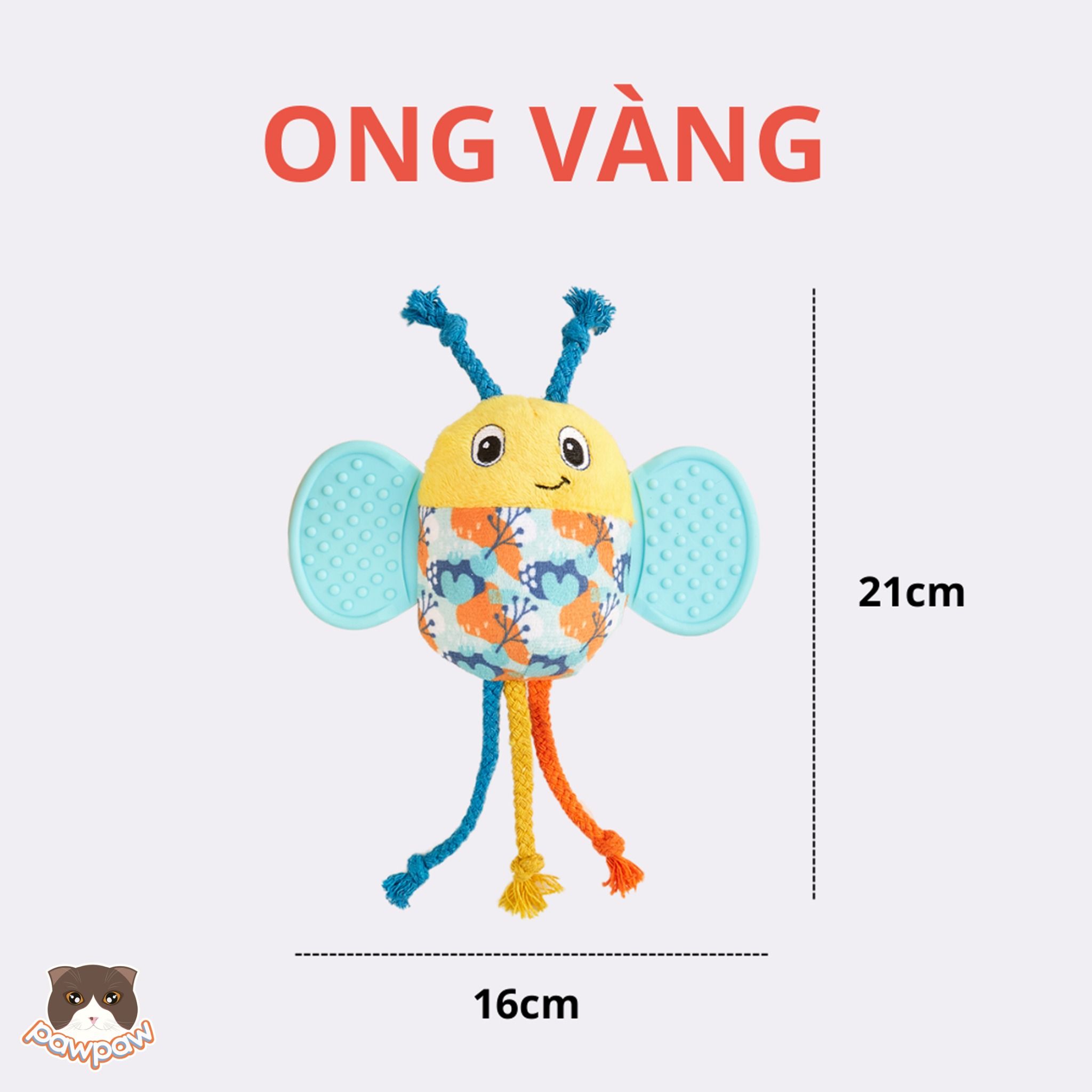 Đồ chơi FOFOS hình ong cho chó