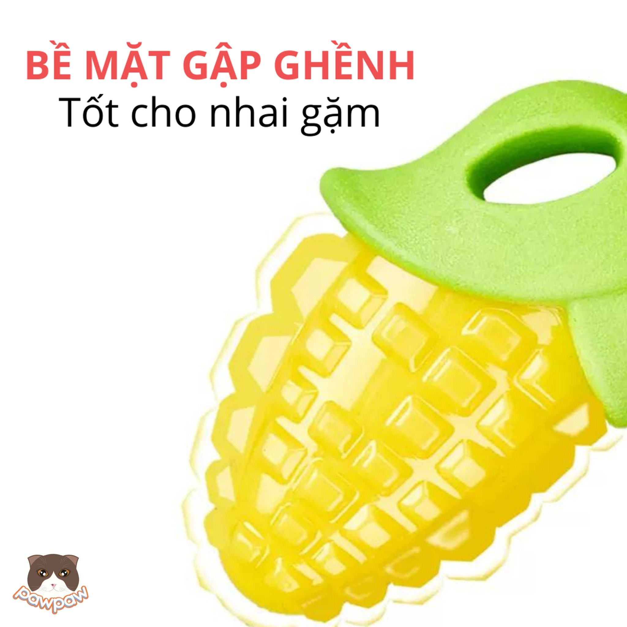 Đồ chơi gặm phát ra tiếng hình rau củ FOFOS cho chó