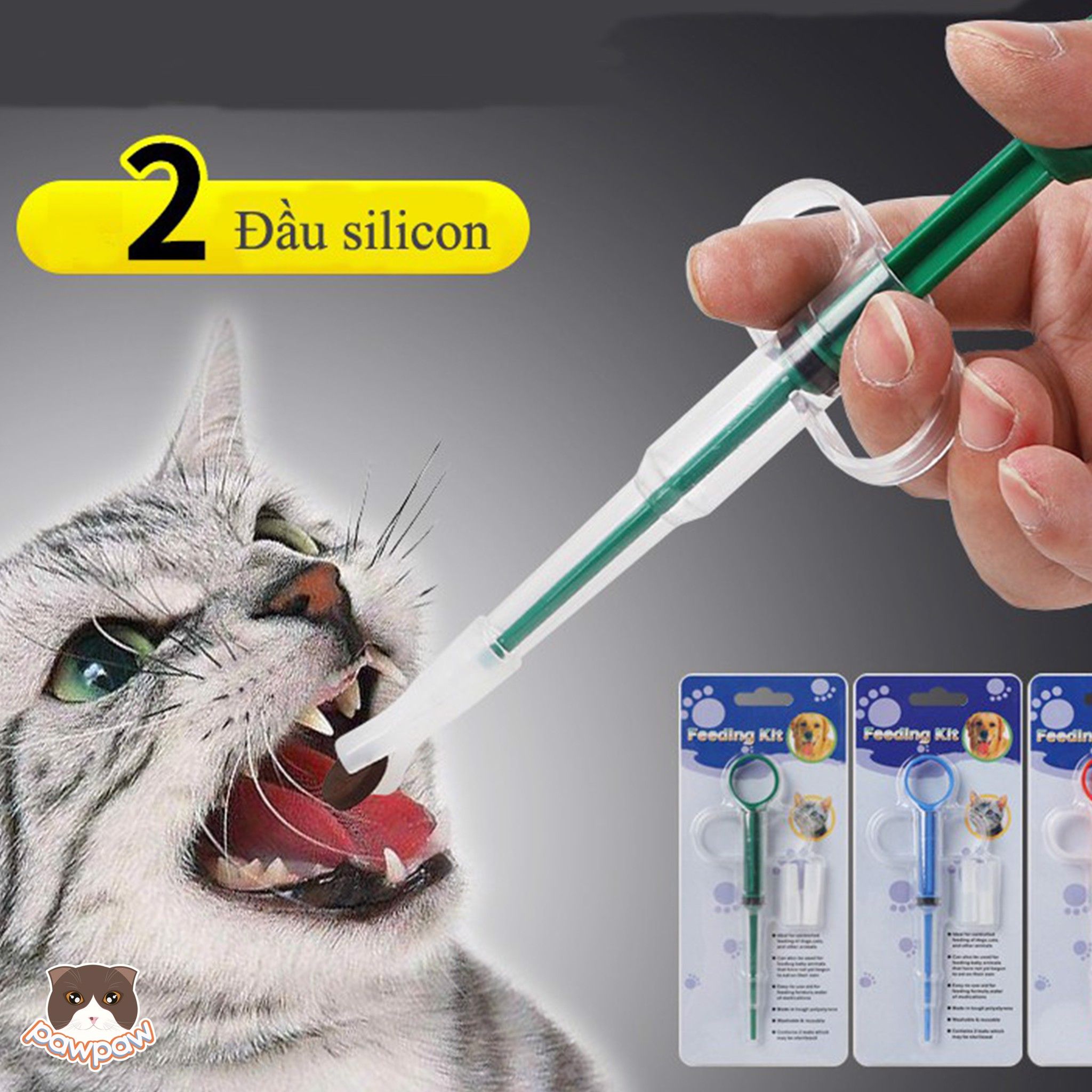 Dụng cụ đút thuốc cho chó mèo