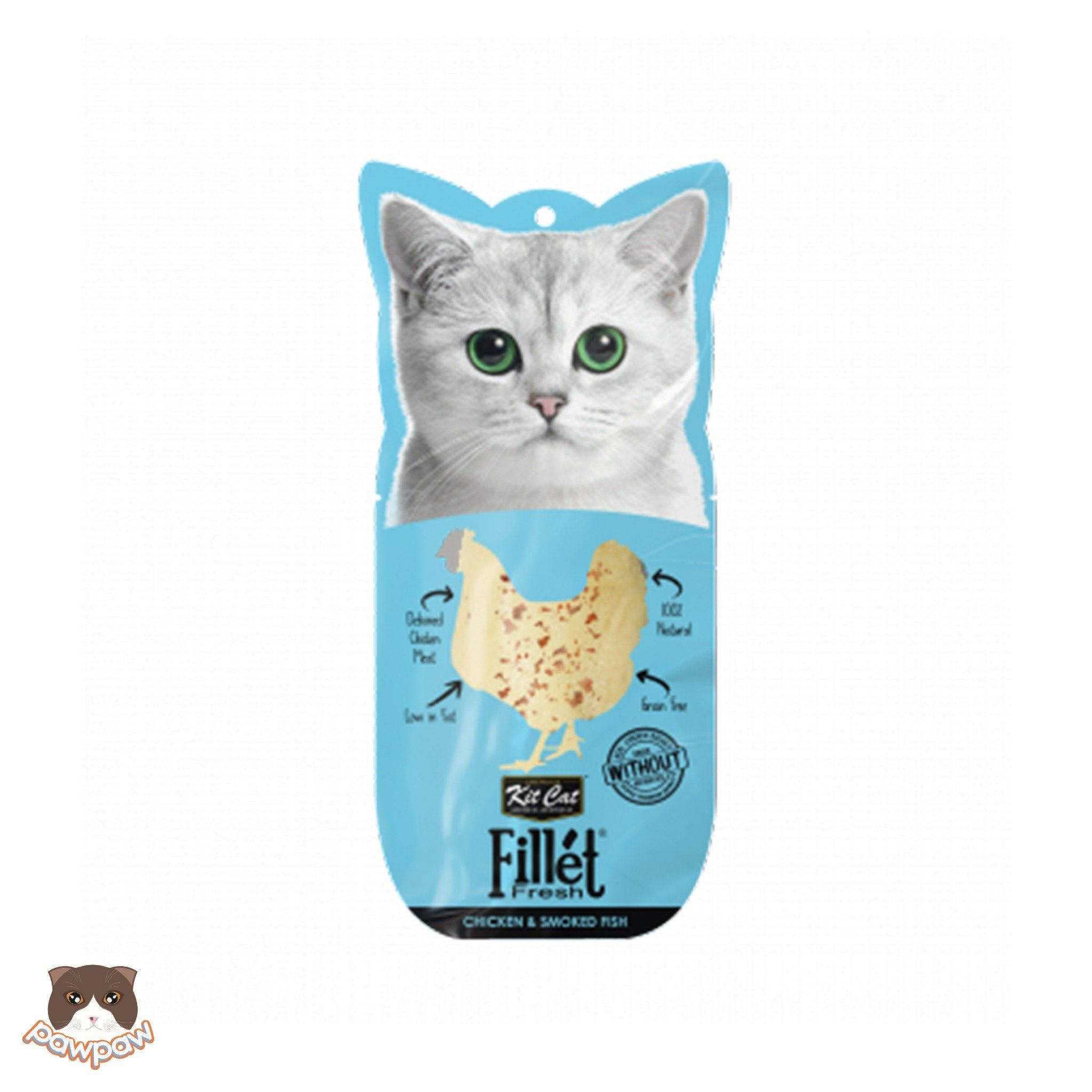 Thịt tươi Kitcat Fresh Fillet cho mèo