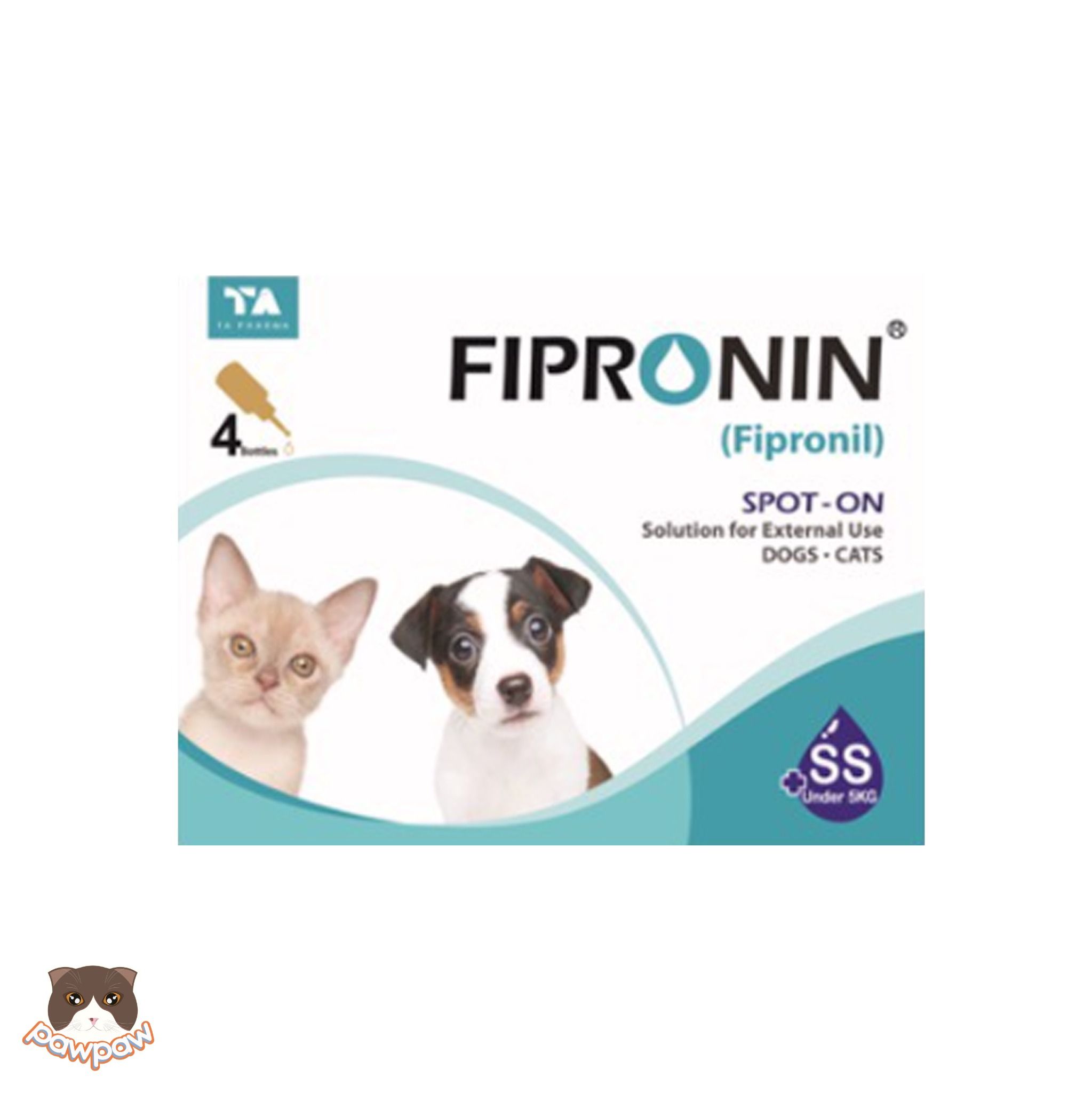 Nhỏ gáy Fipronil cho chó mèo
