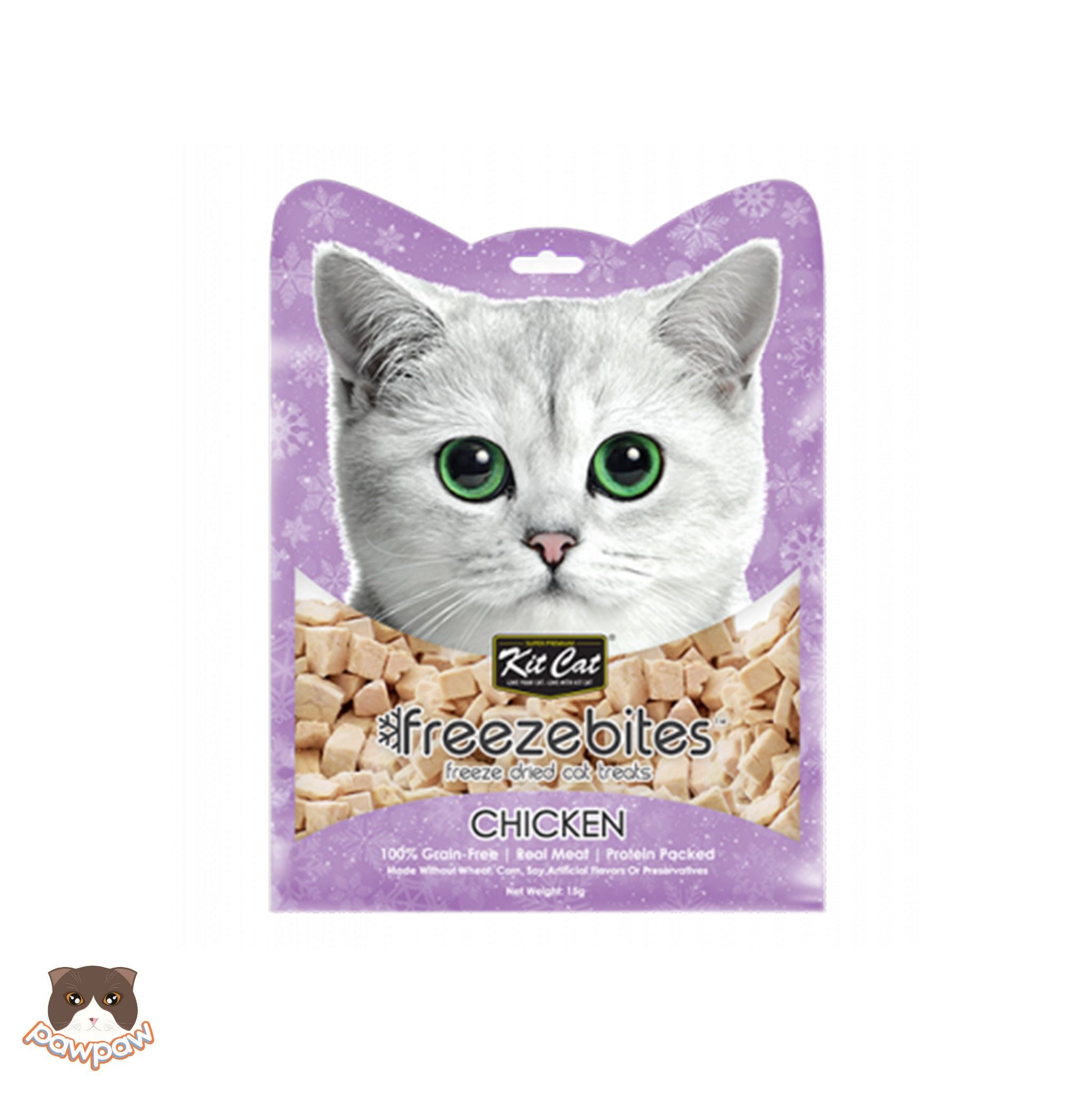 Snack sấy Kitcat Freezebites 15g nhiều vị cho mèo