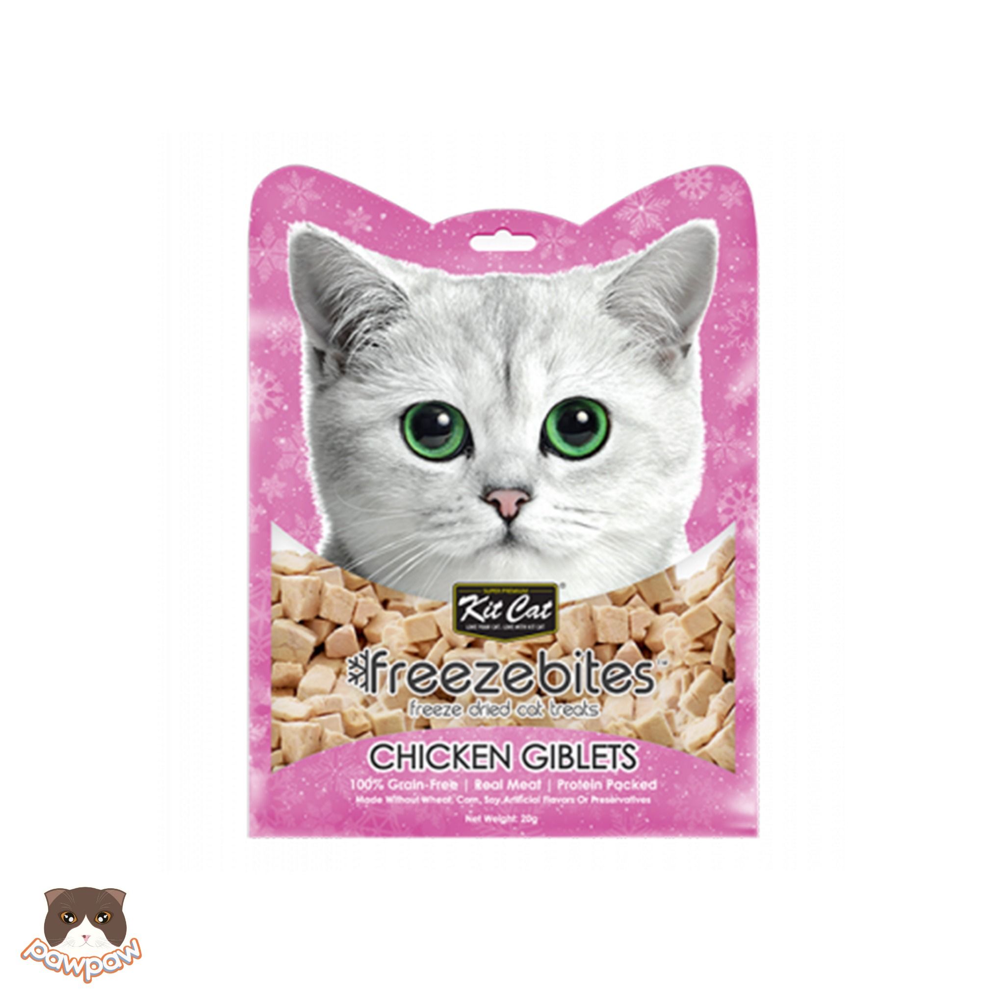 Snack sấy Kitcat Freezebites 15g nhiều vị cho mèo
