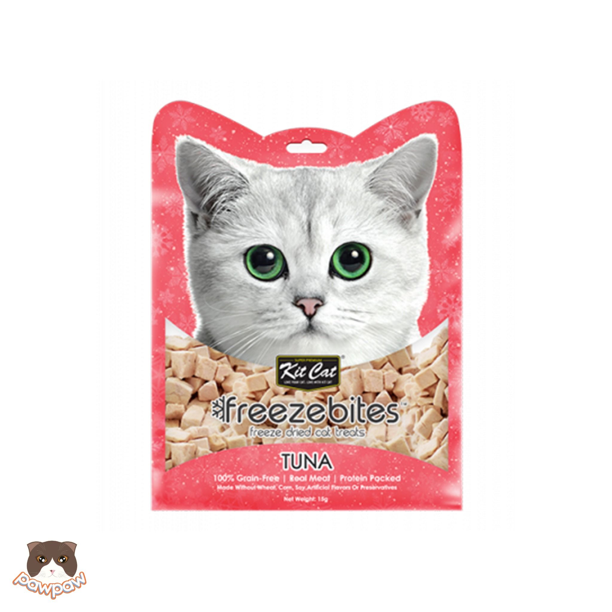 Snack sấy Kitcat Freezebites 15g nhiều vị cho mèo