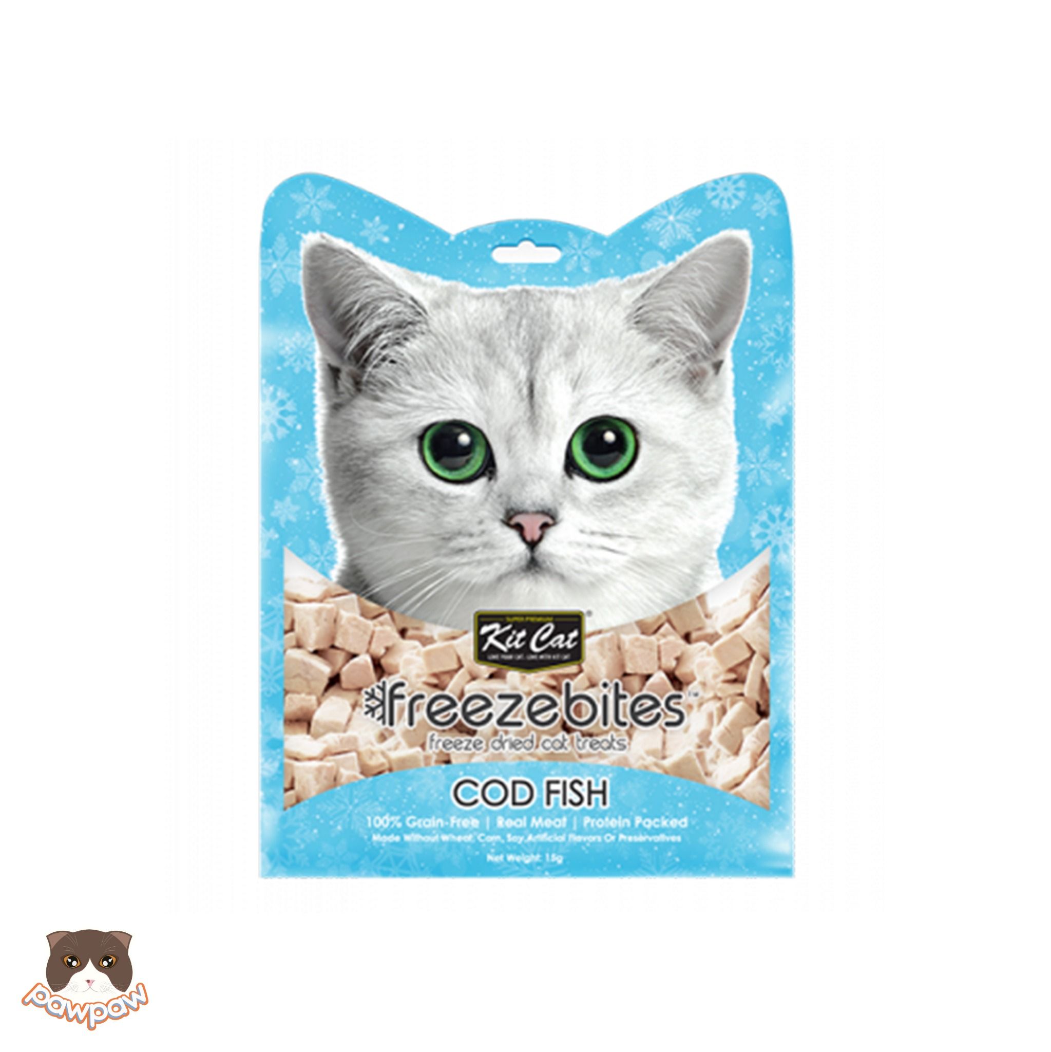 Snack sấy Kitcat Freezebites 15g nhiều vị cho mèo