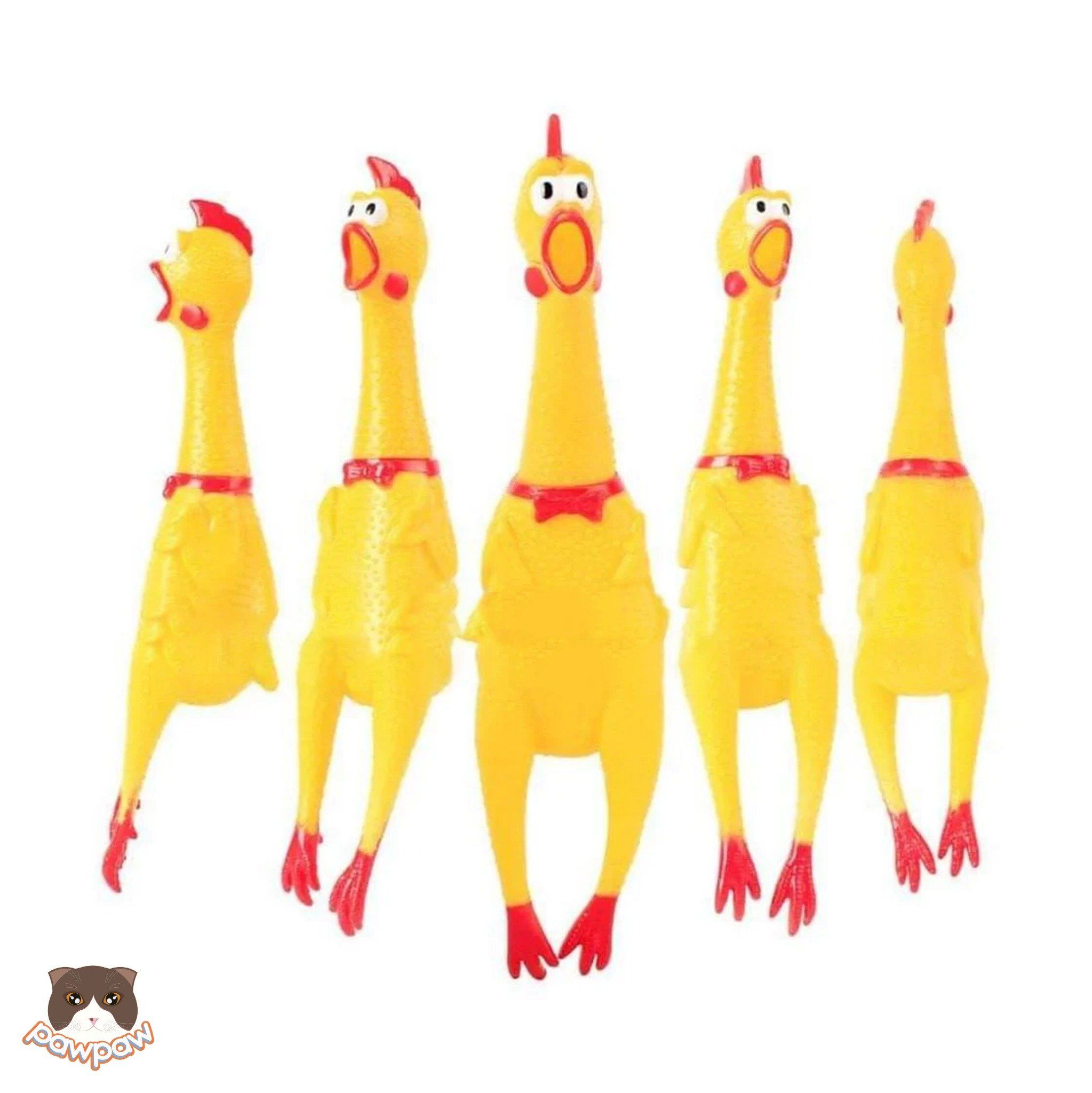 Đồ chơi gà mini có tiếng kêu cho chó mèo